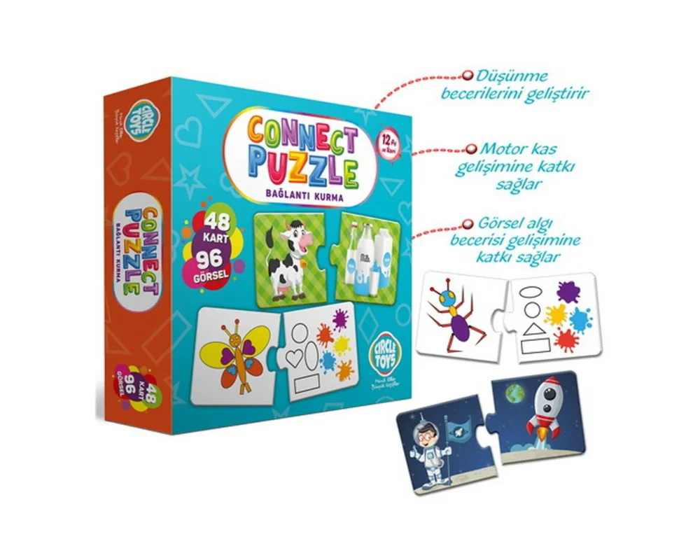 Circle Toys Connect Puzzle Bağlantı Kurma Ct019