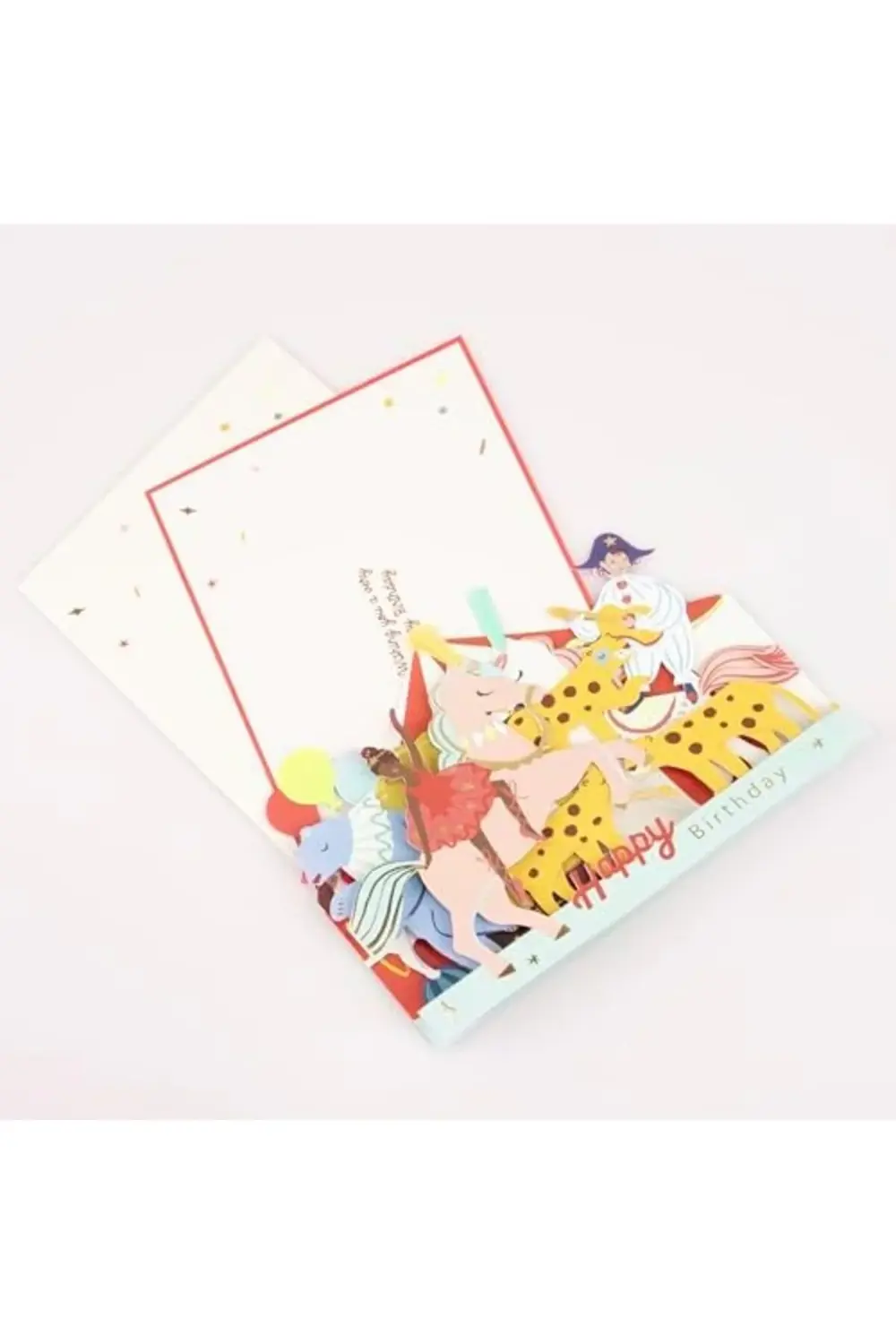 - Circus Concertina Card - Sirk Tebrik Kartı 395519