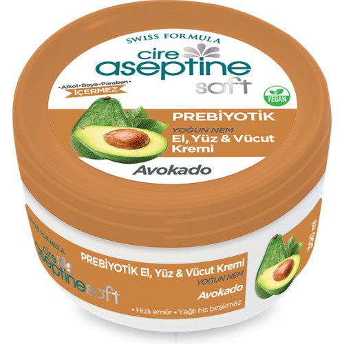 Cire Aseptine Soft Avokado Prebiyotik Nemlendirici Bakım Kremi 30
