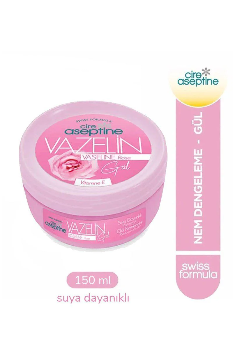 Cire Aseptine Vazelin Gül 150 ml - Nemlendirici Cilt Bakım Vazelin Fiyatı, Yorumları ve Özellikleri