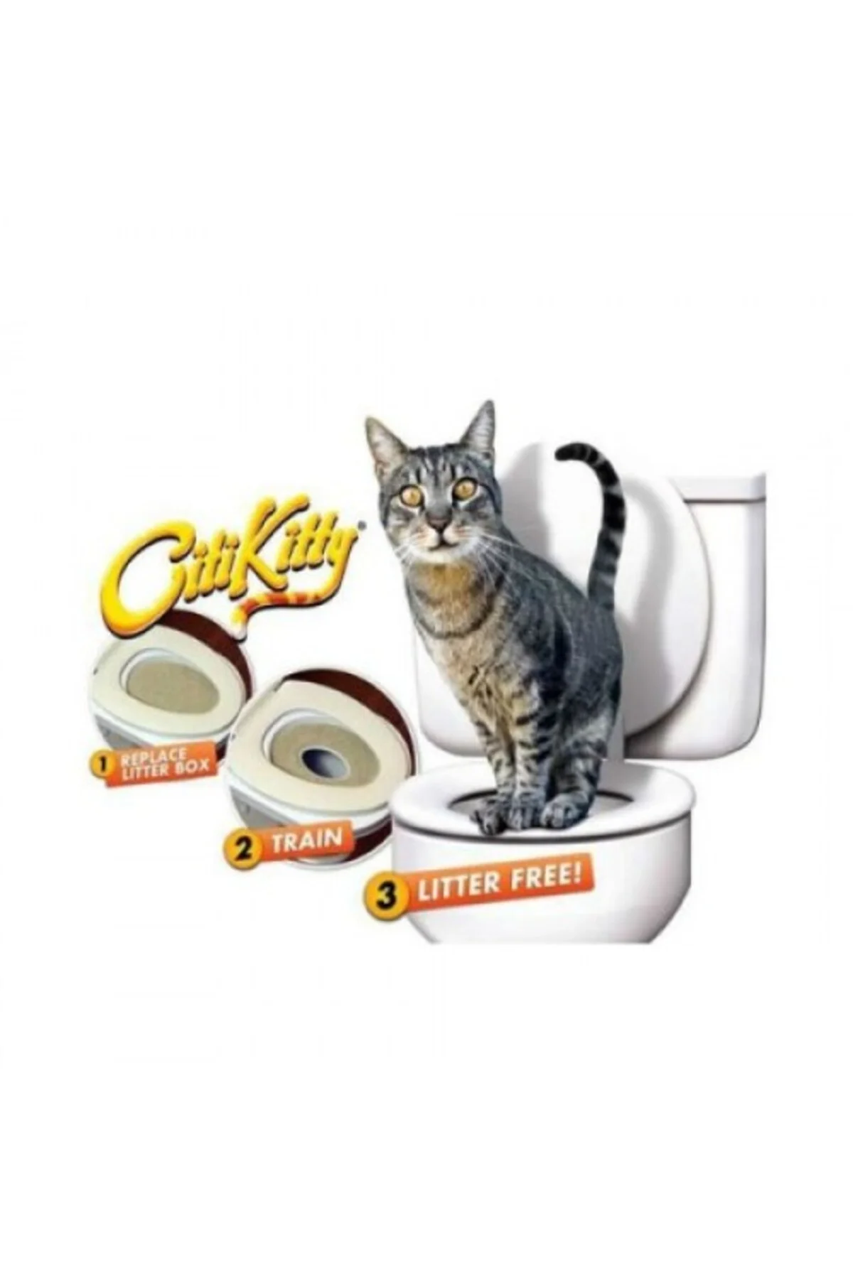 CitiKitty Kedi Tuvalet Eğitimm Setii (Zj) CitiKitty Kedi Tuvalet Eğitimm Setii (Zj) - Görsel 3