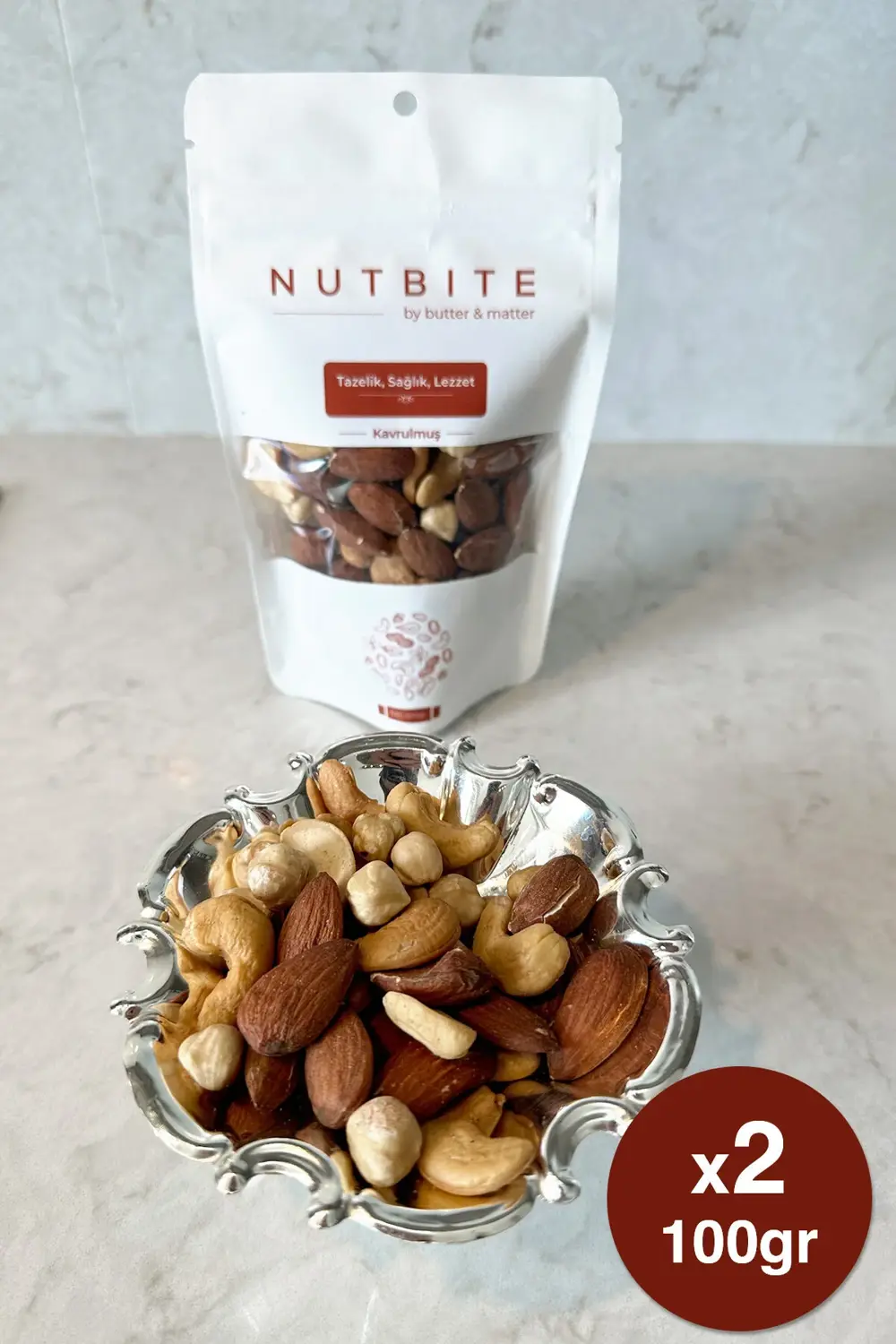 Çıtır Mix 200gr - %100 Doğal Atıştırmalık - Fırınlanmış Kaju, Bad