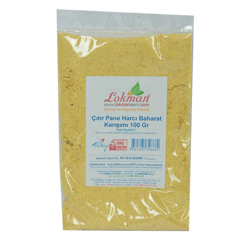Çıtır Pane Harcı Baharat Karışımı - 100 Gr Fiyatı, Yorumları ve Özellikleri