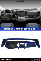 Cıtroen (2006-2014) 3d Torpido Kılıfı Panel Koruyucu Göğüs Kaplam