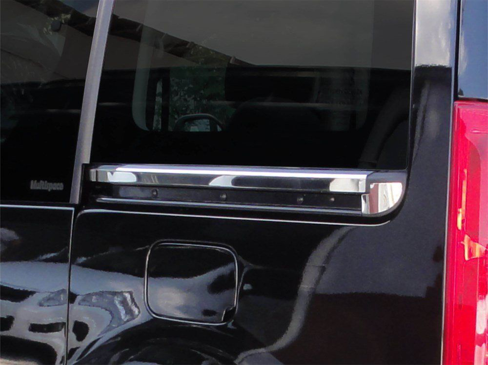 Citroen Berlingo Uyumlu 2 Sürgülü Kapı Çıtası 4 Parça Krom 2008 V