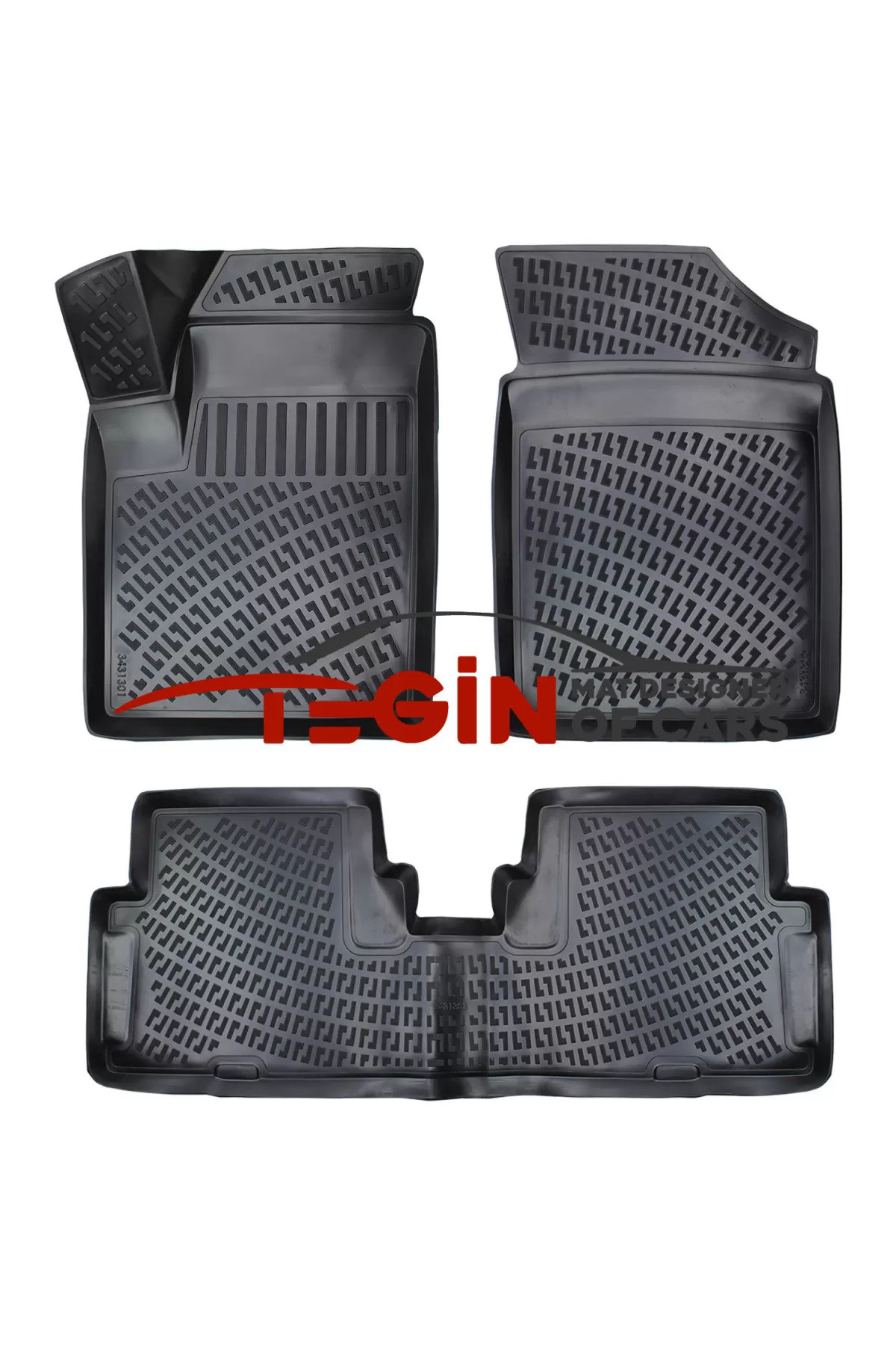 Citroen Berlingo Bagaj Havuzu + Siyah 3D Paspas 2000