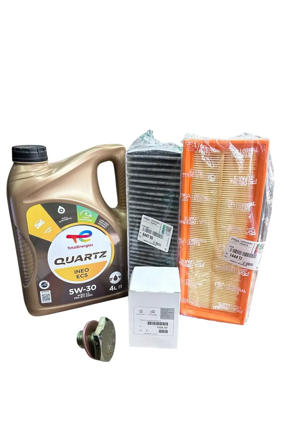 Citroen Berlingo 1.6 Hdi Euro 4 DV6 Filtre Seti 4lü (Motor Yağlı)