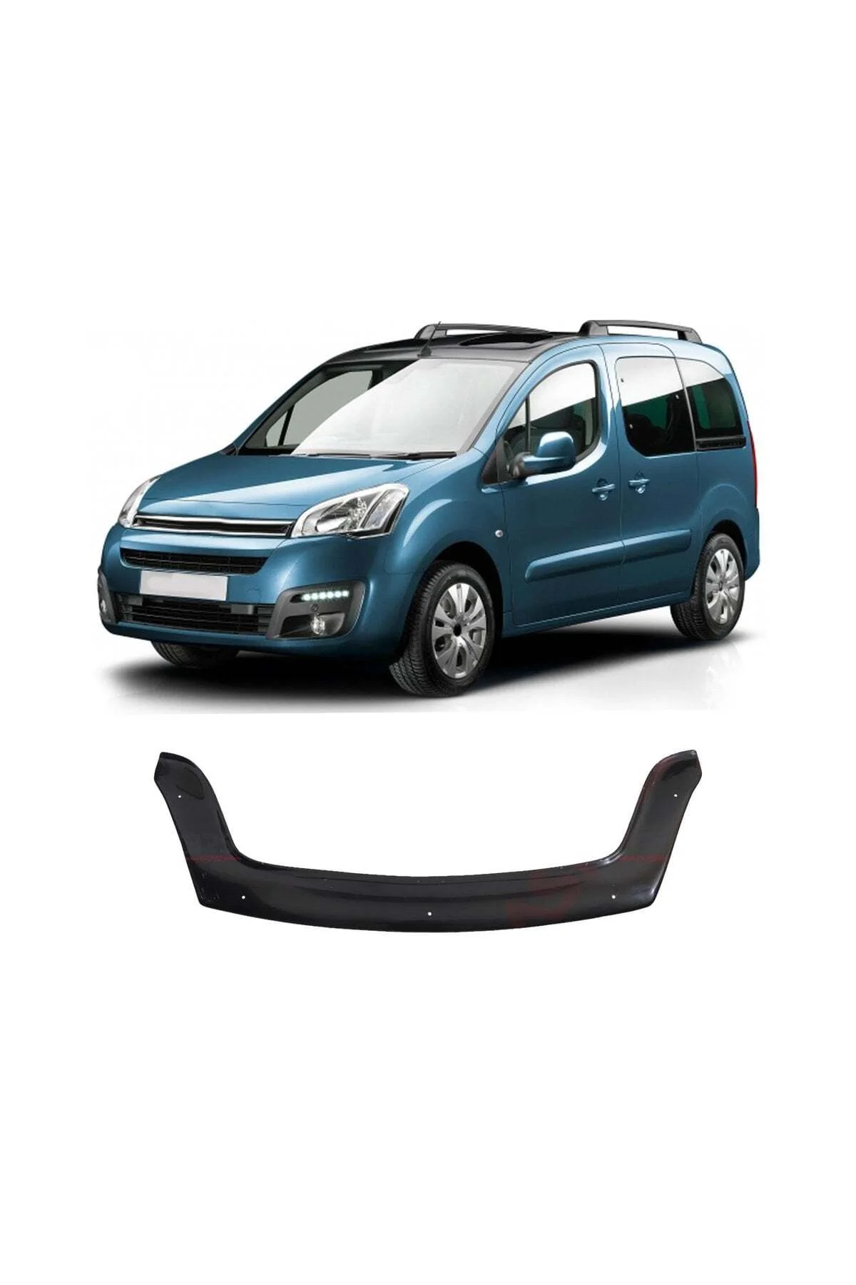 Citroen Berlingo 2009-2017 Uyumlu Kaput Rüzgarlığı Ön Kaput Koruma ABS Parlak Siyah Citroen Berlingo 2009-2017 Uyumlu Kaput Rüzgarlığı Ön Kaput Koruma ABS Parlak Siyah
