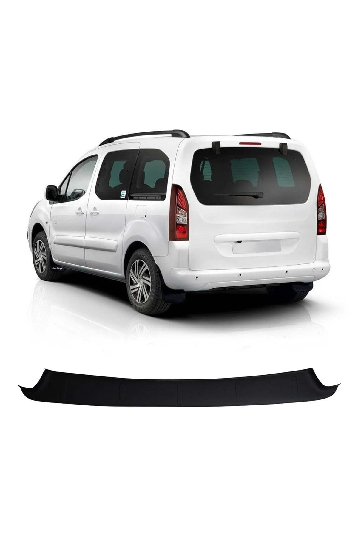 Citroen Berlingo 2009-2018 Uyumlu Arka Tampon Eşiği Koruma ABS Mat Siyah Citroen Berlingo 2009-2018 Uyumlu Arka Tampon Eşiği Koruma ABS Mat Siyah