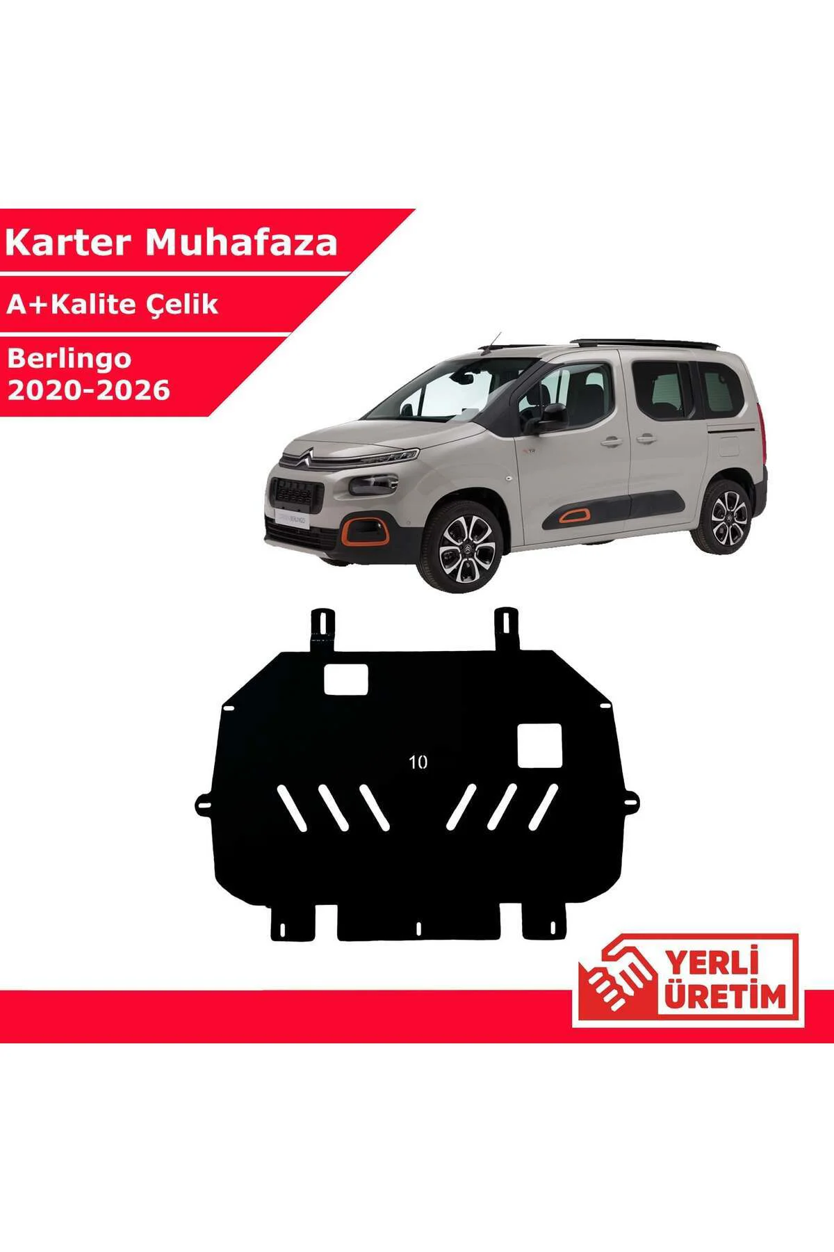 Citroen Berlingo 2020-2026 Çelik Karter Muhafaza Çelik Koruma Sac Citroen Berlingo 2020-2026 Çelik Karter Muhafaza Çelik Koruma Sac