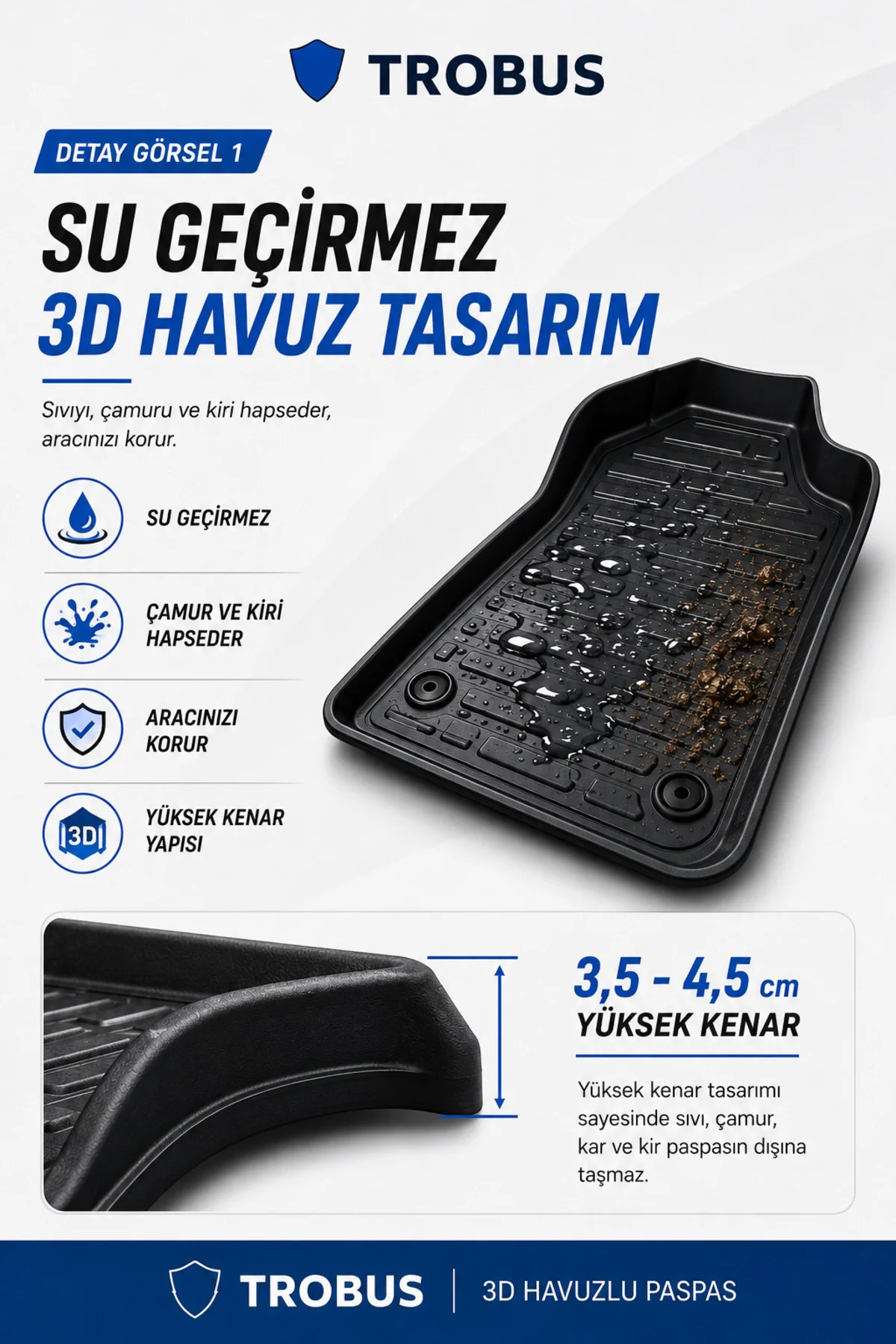 Citroen Ë-berlingo Elektrikli 2021+ 1.2 Puretech Cargo Manuel 3d Havuzlu Paspas