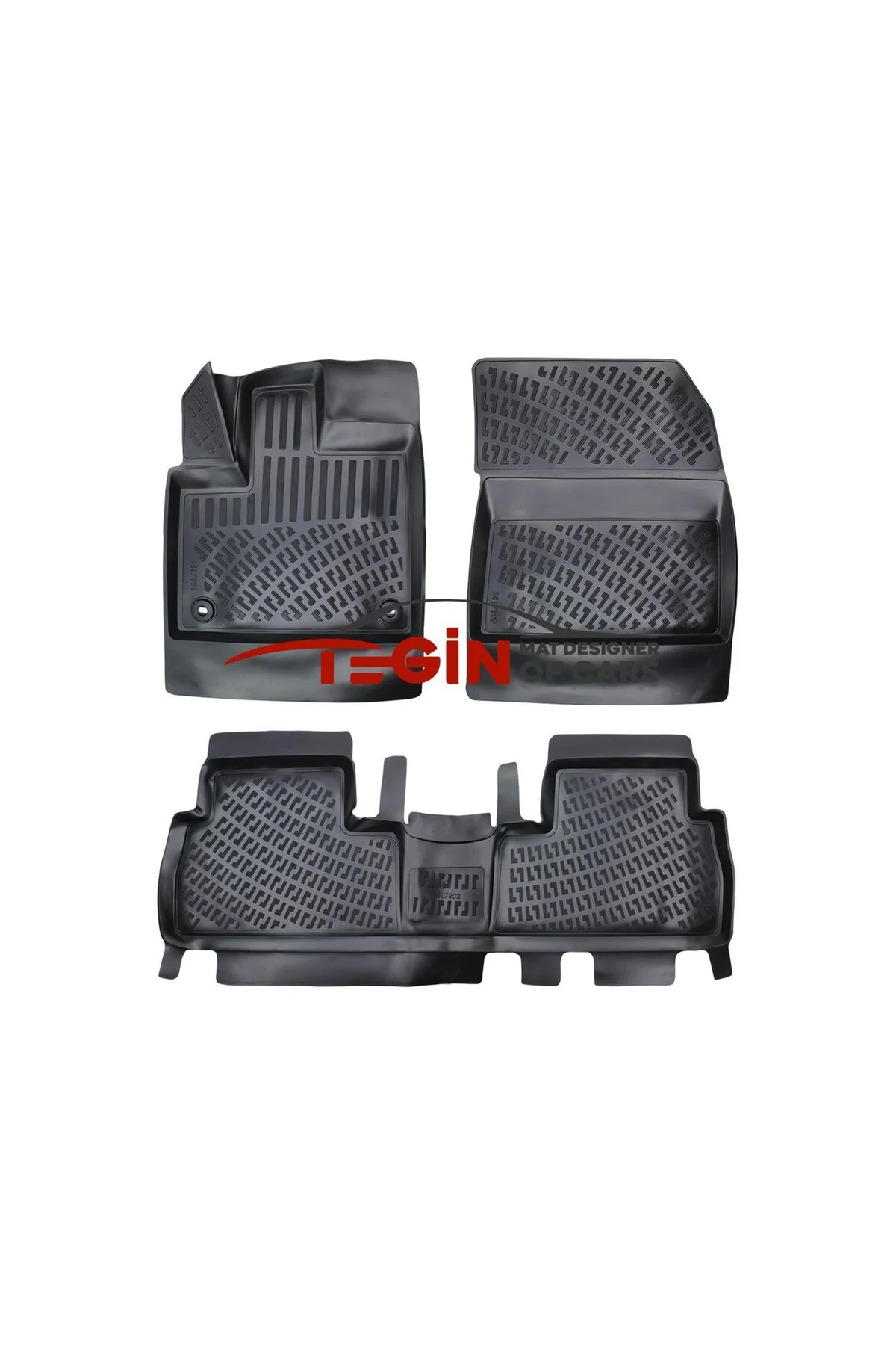 Citroen Berlingo Feel Paket 2019 Sonrası Shine Siyah 3D Havuzlu Paspas