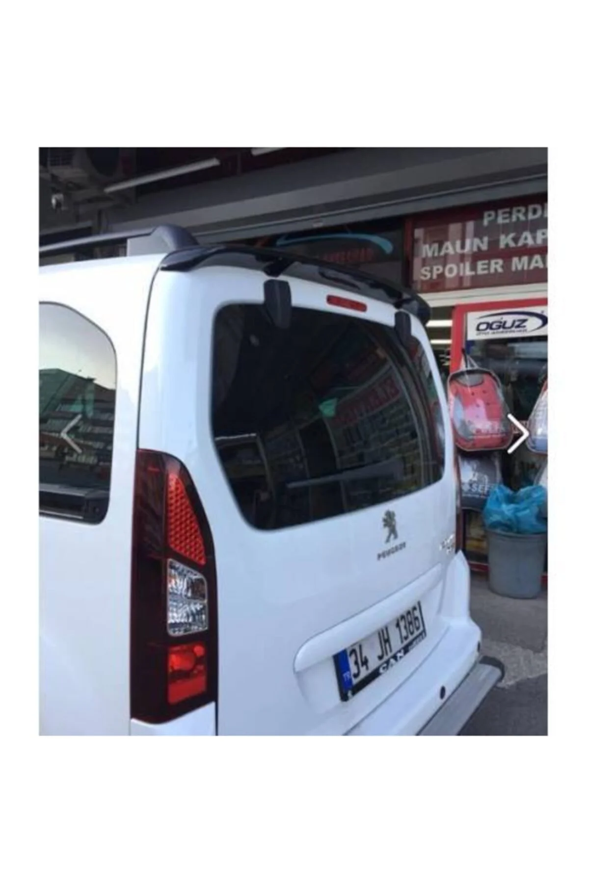 Citroen Berlingo Gri Spoiler Uyumlu