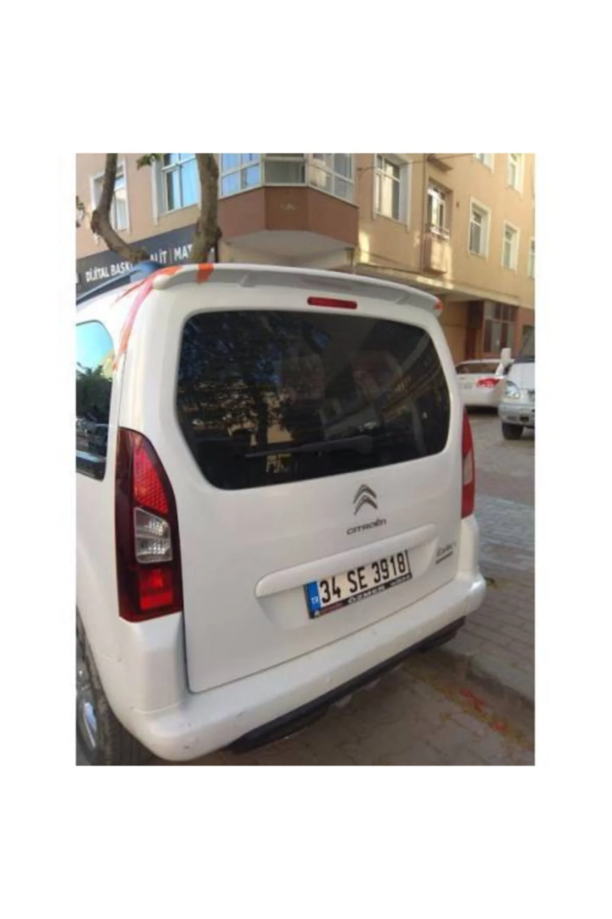 Citroen Berlingo Gri Spoiler Uyumlu