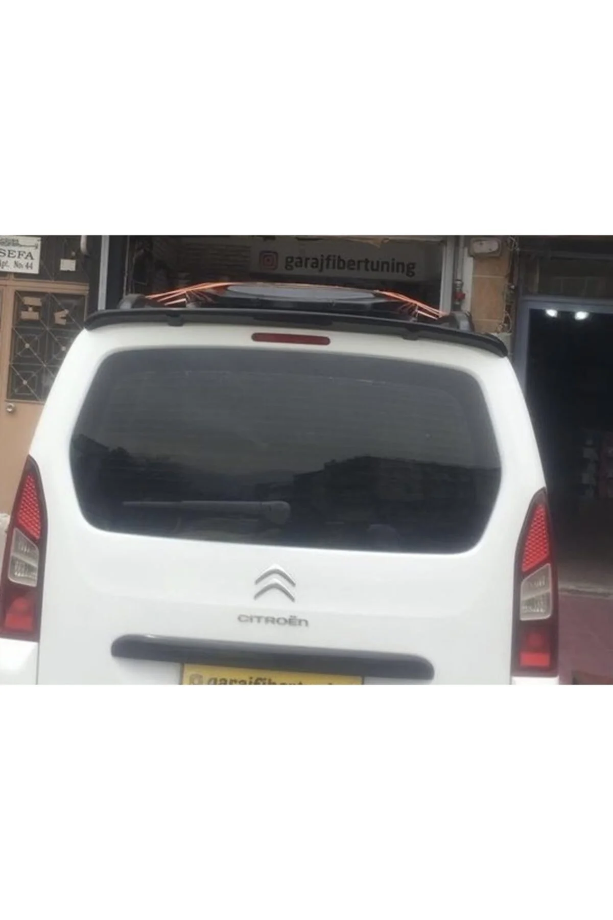Citroen Berlingo Gri Spoiler Uyumlu