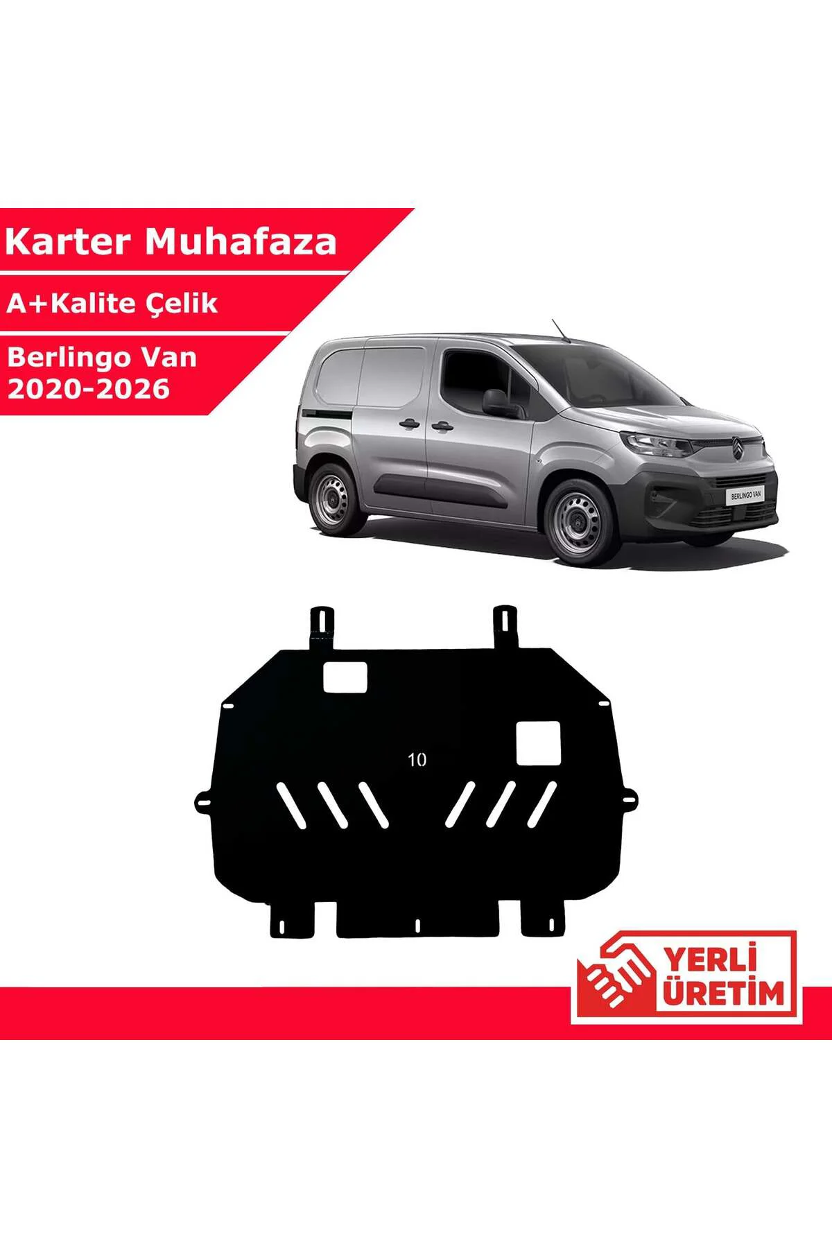 Citroen Berlingo Van 2020-2026 Çelik Karter Muhafaza Çelik Koruma