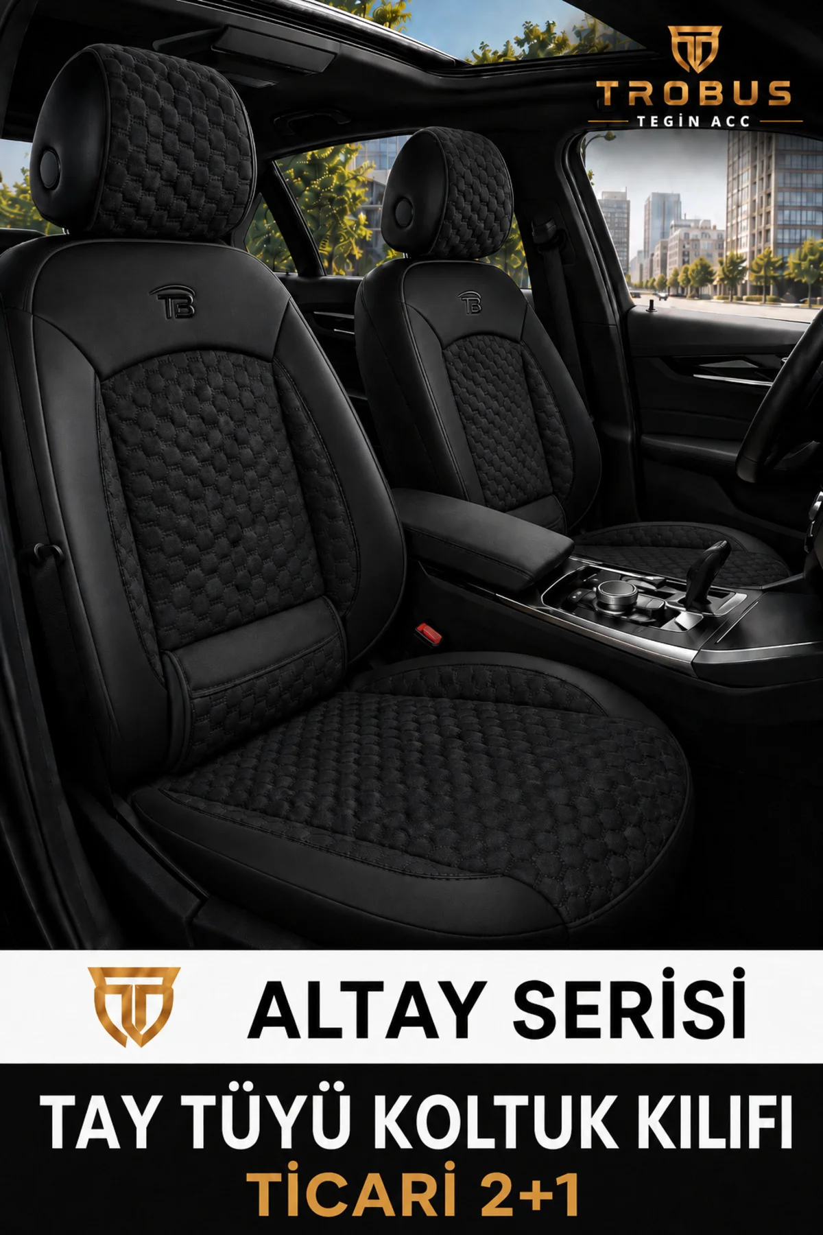 Citroen C-Elysée Access 2012-2017 Uyumlu Altay Serisi Kumaş Oto Koltuk Kılıfı Siyah Fiyatı, Yorumları ve Özellikleri