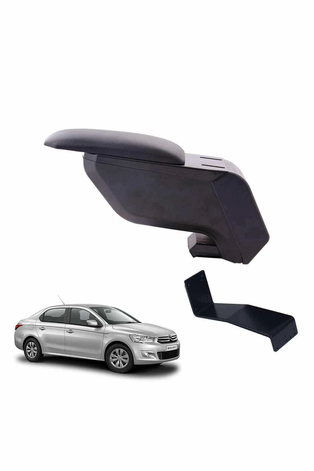 Citroen C-Elysee 2016 Delmesiz Çelik Ayaklı Siyah Kolçak Kol Daya Citroen C-Elysee 2016 Delmesiz Çelik Ayaklı Siyah Kolçak Kol Daya
