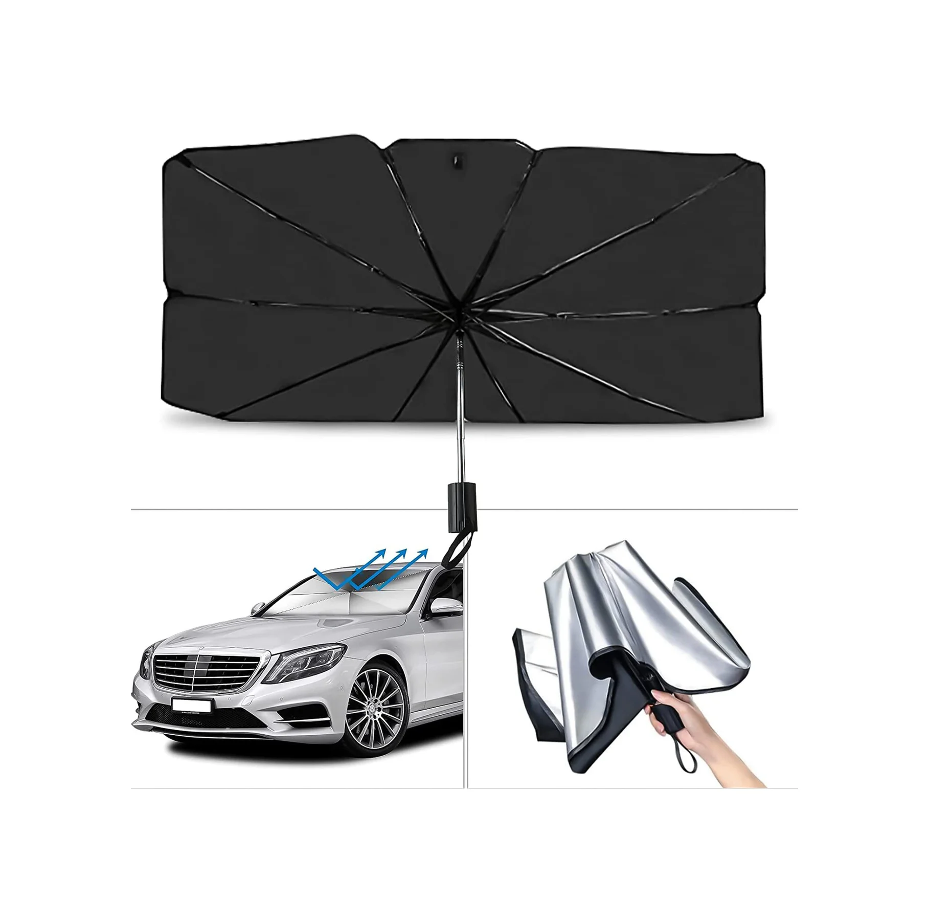Citroen C-elysee, Fiat Albea, Renault Thalia, Hyundai Accent Era, Ford Fusion Uyumlu Oto Şemsiye - Lisinya