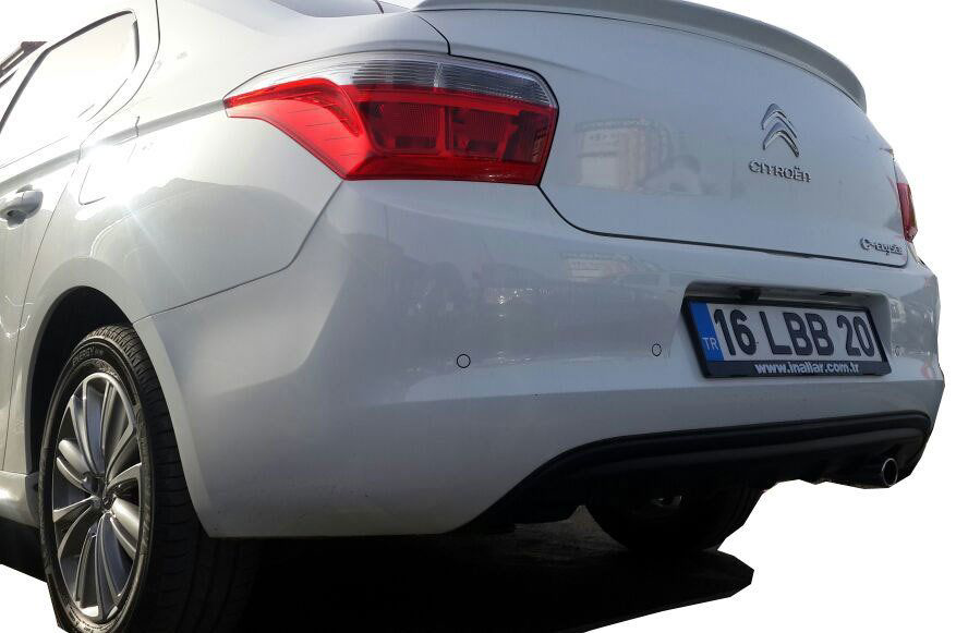 Citroen C Uyumlu Elyesee (2012-2016) Arka Tampon Eki - Difüzör (P Citroen C Uyumlu Elyesee (2012-2016) Arka Tampon Eki - Difüzör (P