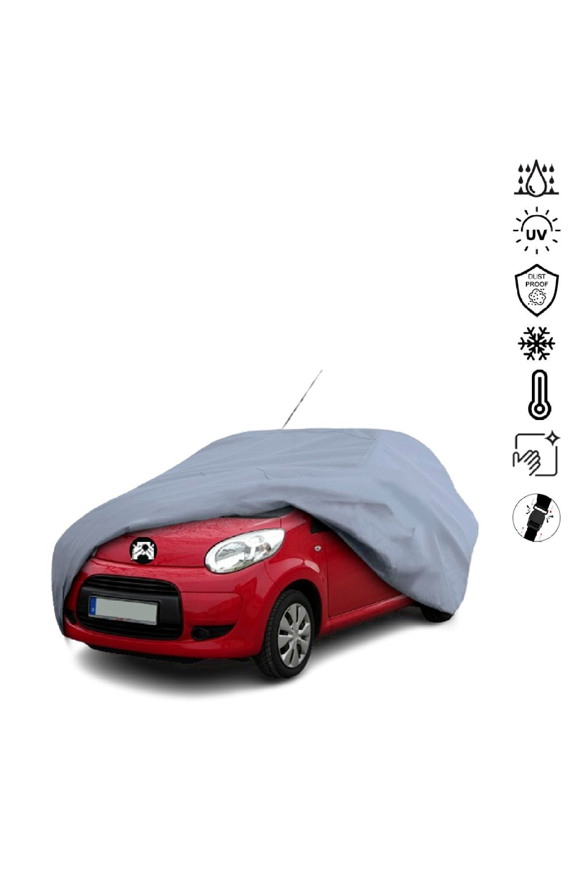 Citroen C1 (2005-2014) Miflonlu Su Geçirmez Oto Branda Uv Koruyuc