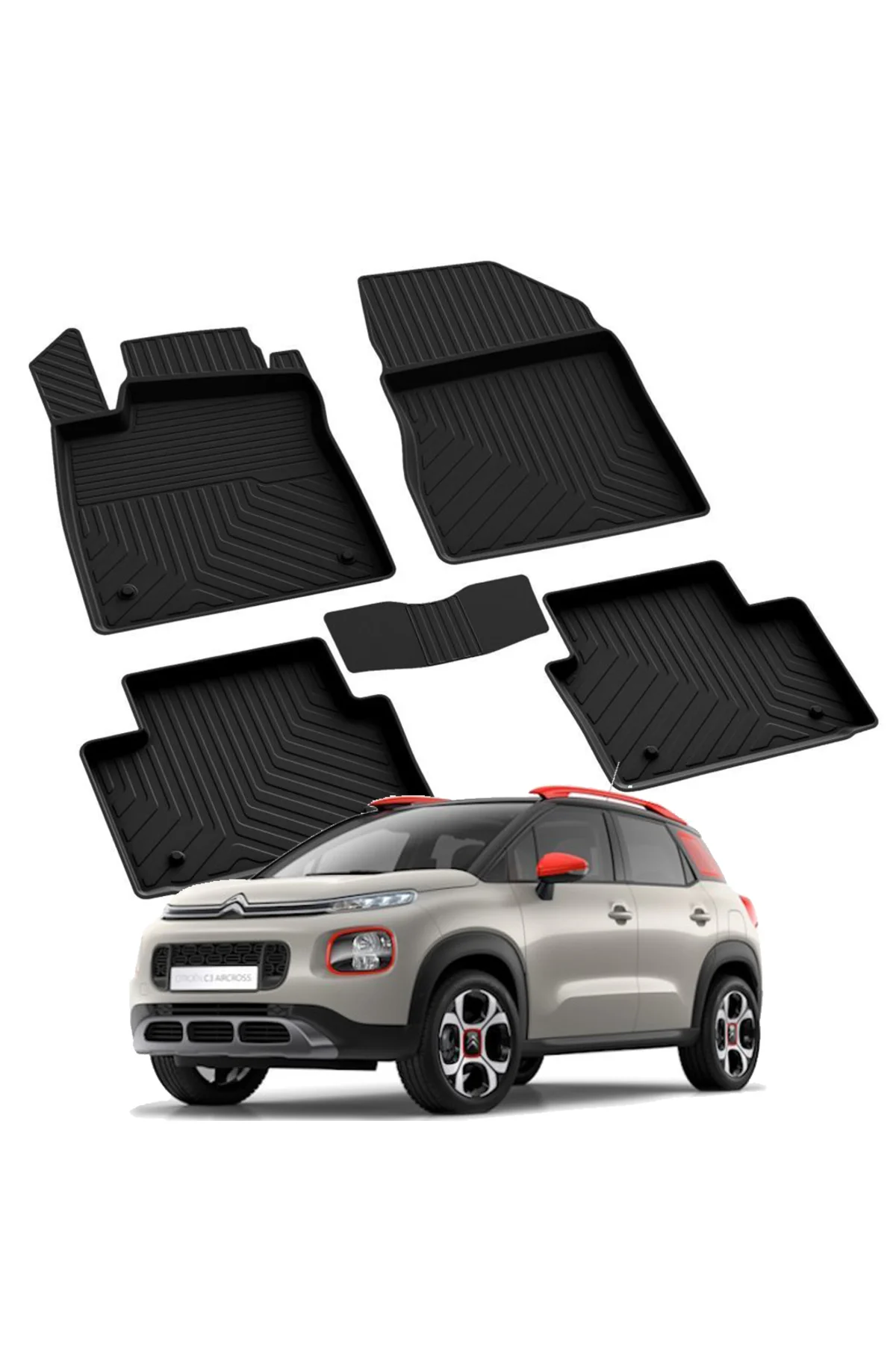 CITROEN C3  AİRCROSS 2017-2021 Model Yılları İçin Uyumlu Yeo 4D Havuzlu Paspas Takımı Fiyatı, Yorumları ve Özellikleri