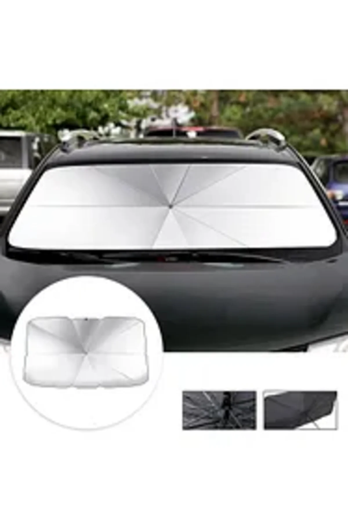 Citroen C3 Aircross, Peugeot 3008, Skoda Kamiq, Seat Ateca, Hyundai Kona Uyumlu Oto Şemsiye