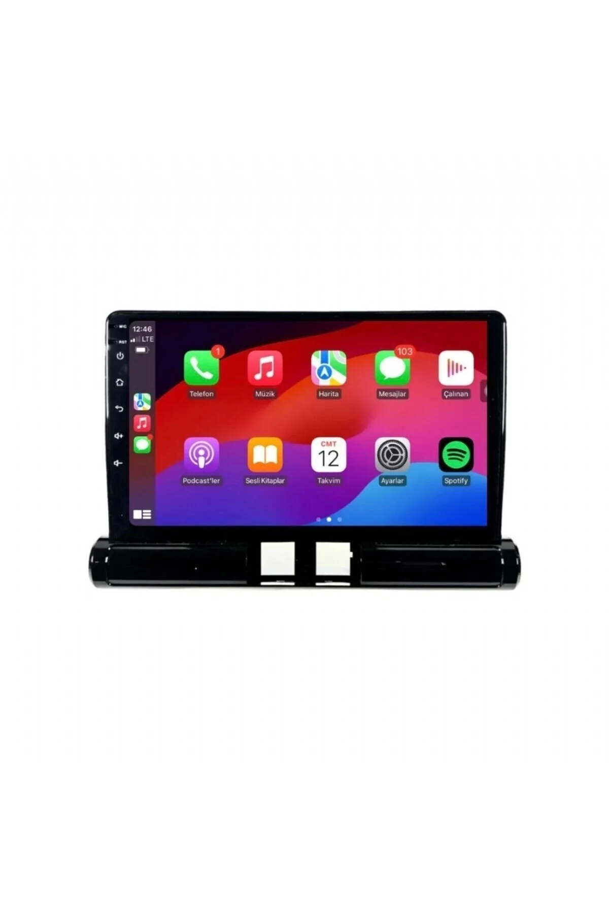 CİTROEN C3 ARAÇ MULTİMEDYA ANDROİD EKRAN CARPLAY 2+32 9''20-24 LOW P.BLACK DOUBLE TEYP