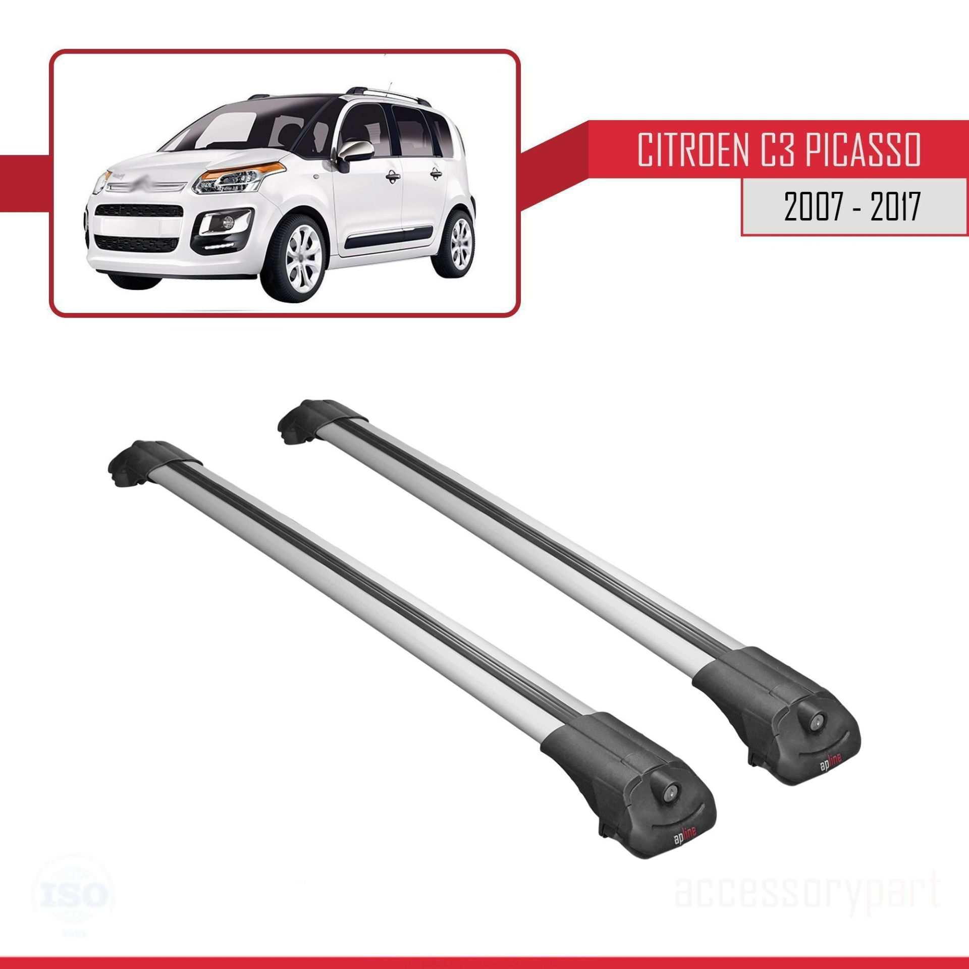 Citroen C3 Picasso 2007 - 2017 Arası ile uyumlu ACE-1 Ara Atkı Ta