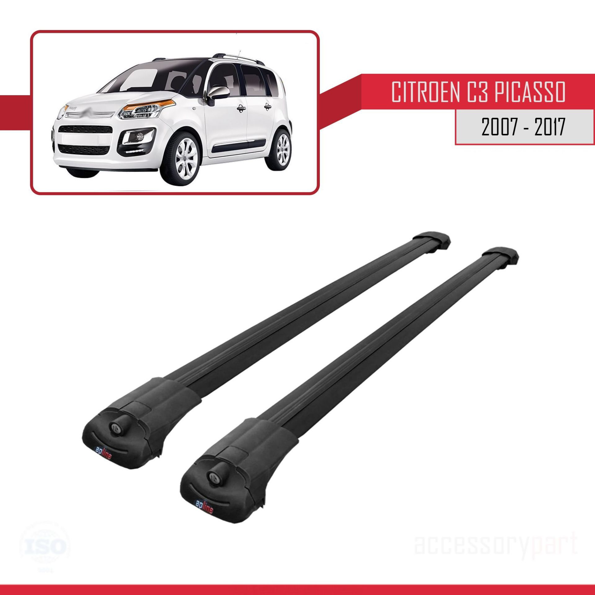 Citroen C3 Picasso 2007-2017 Arası ile uyumlu ACE-1 Ara Atkı Tava