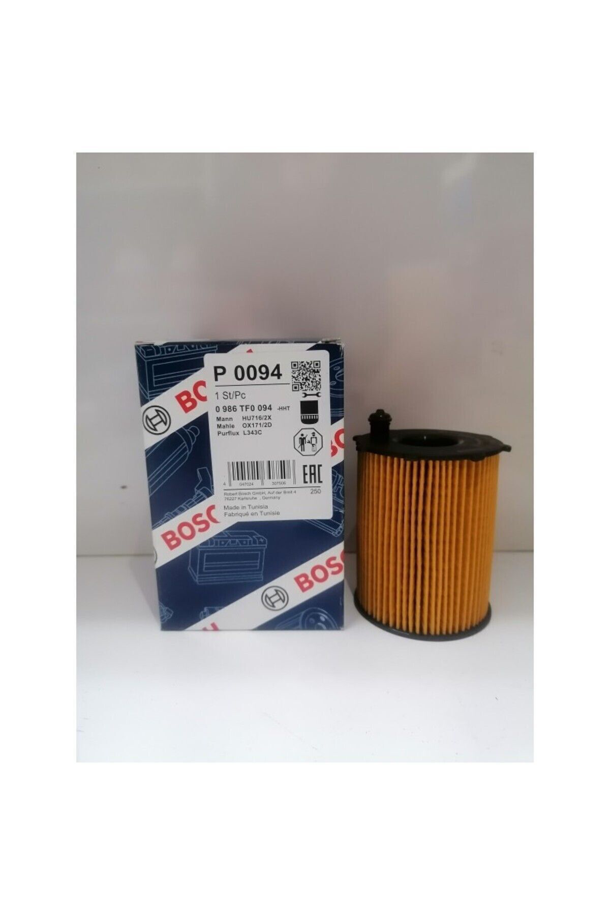 Bosch Citroen C3 Picasso 1.6 Hdi Euro4  Filtre Bakım Seti 2009-201