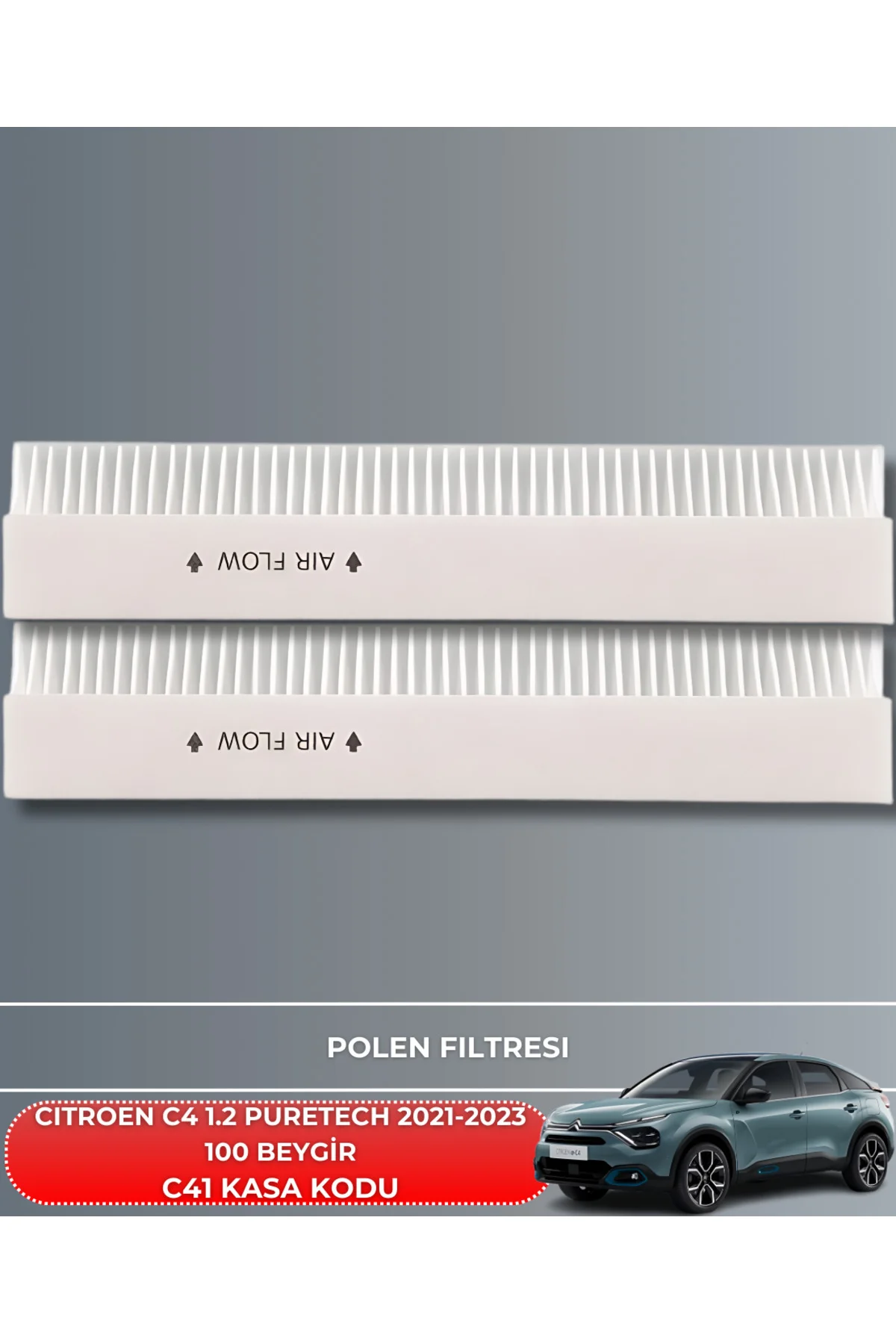 CITROEN C4 1.2 PURETECH 2021-2023 100 BEYGİR HAVA YAĞ POLEN FİLTR