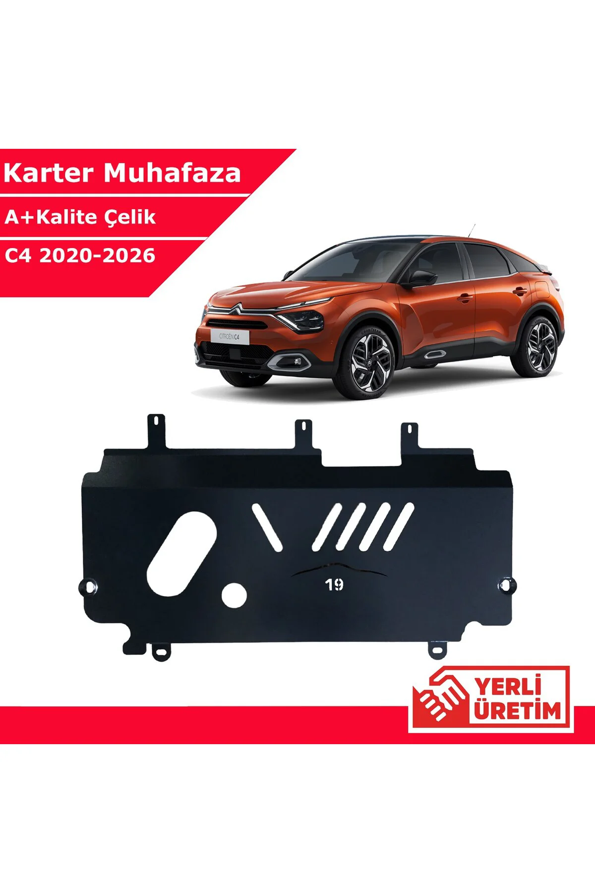 Citroen C4 2021-2026 Çelik Karter Muhafaza Çelik Koruma Sacı A+ K Citroen C4 2021-2026 Çelik Karter Muhafaza Çelik Koruma Sacı A+ K