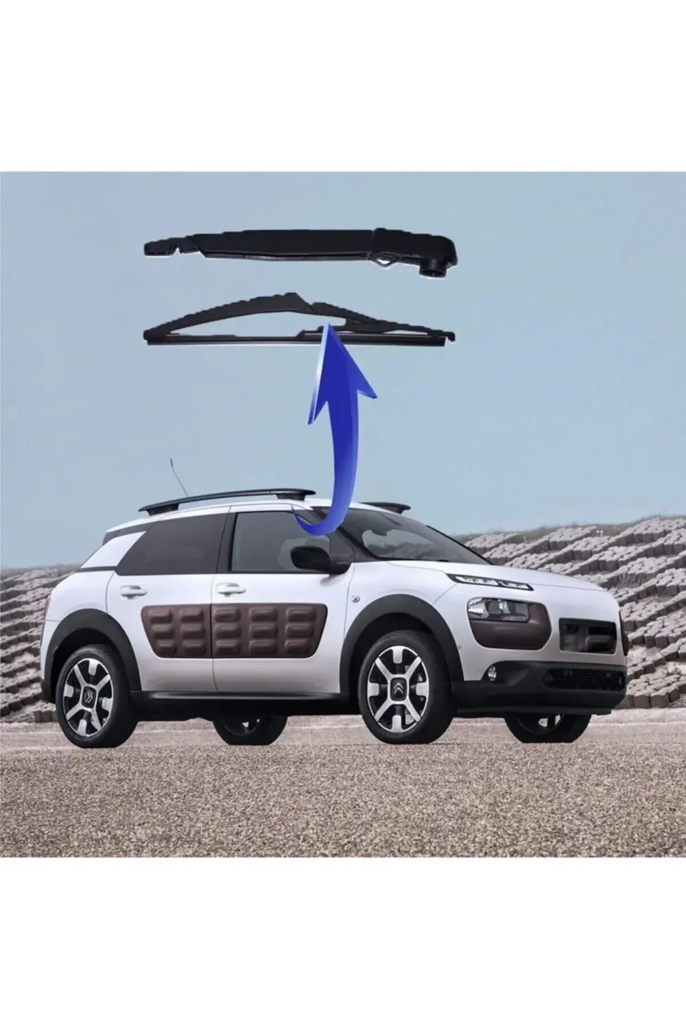 Citroen C4 Cactus Arka Silecek Kolu Ve Süpürgesi 2014--2019