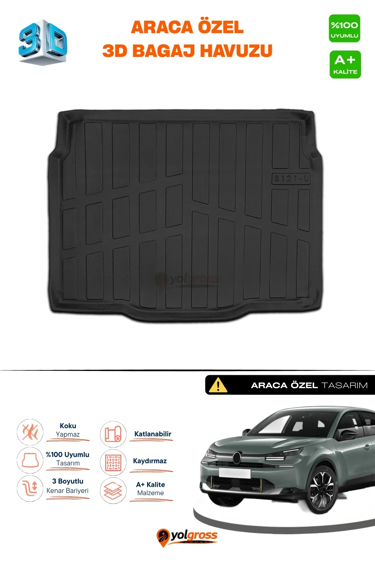 Citroen C4 Hybrid 3D Pro Bagaj Havuzu Alt Bagaj 2025 Üzeri A+ Kalite Citroen C4 Hybrid 3D Pro Bagaj Havuzu Alt Bagaj 2025 Üzeri A+ Kalite