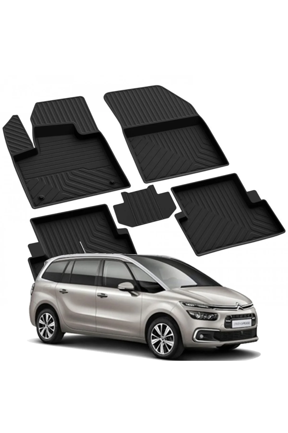 CITROEN C4  PICASSO 2013-2016 Model Yılları İçin Uyumlu Yeo 4D Havuzlu Paspas Takımı Fiyatı, Yorumları ve Özellikleri