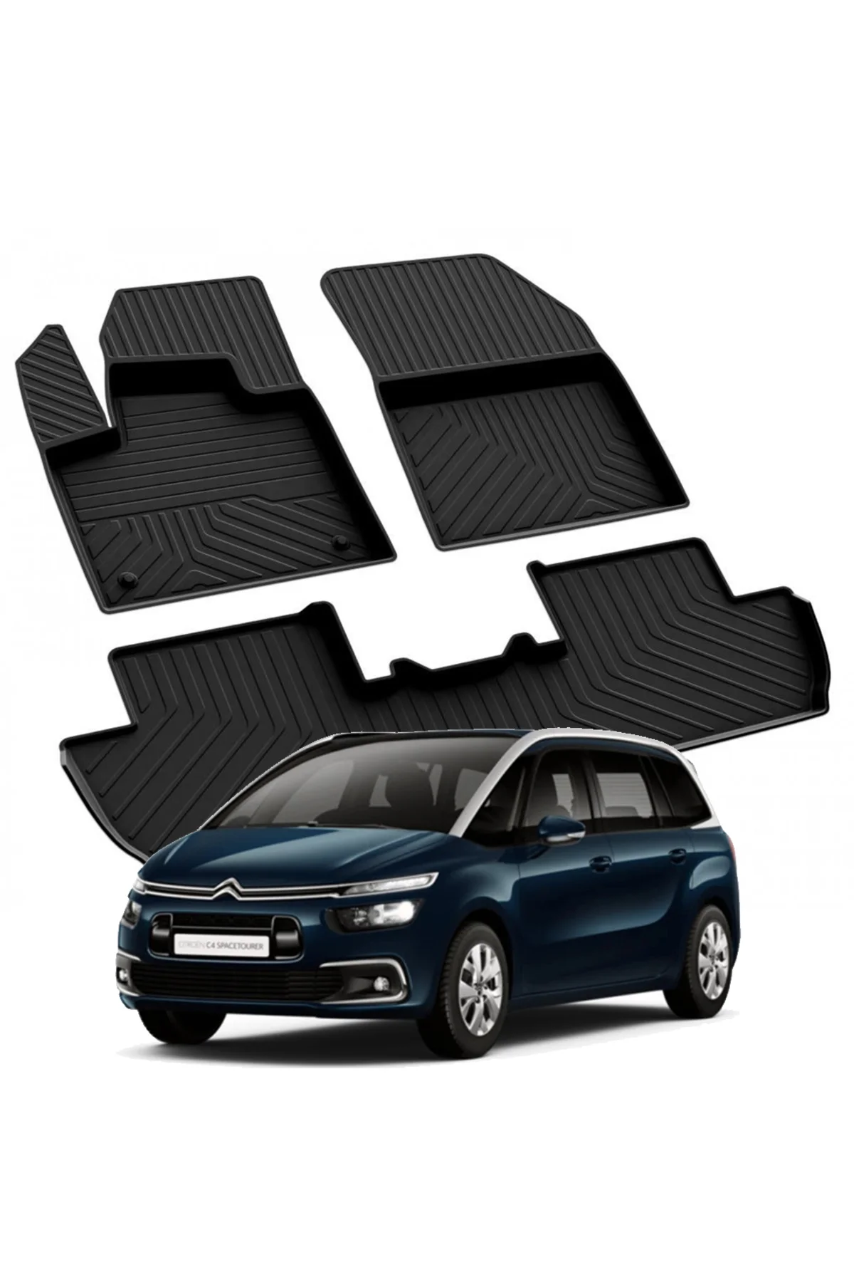 CITROEN C4  SPACETORER 2018-2020 Model Yılları İçin Uyumlu Yeo 4D Havuzlu Paspas Takımı Fiyatı, Yorumları ve Özellikleri