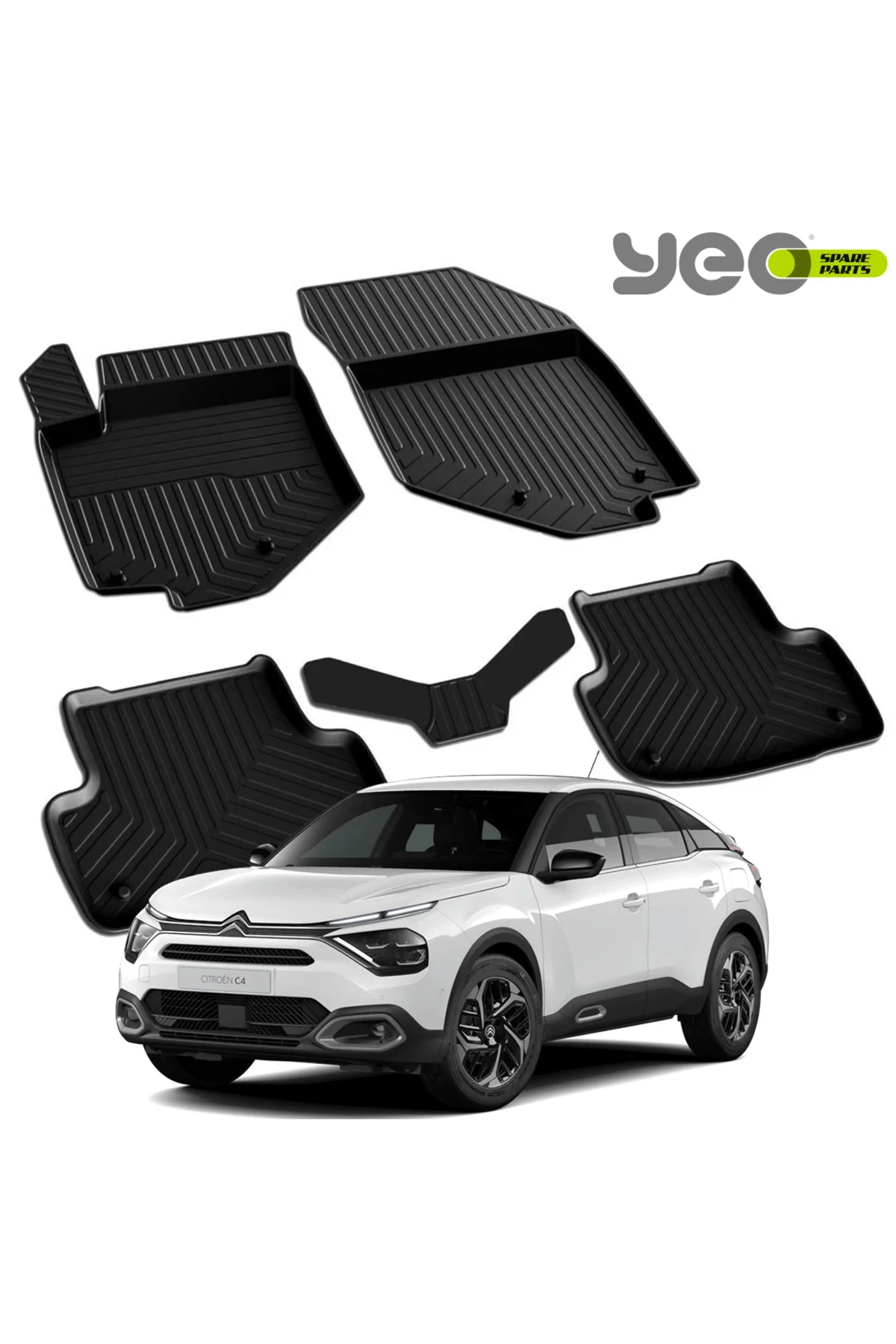 Citroen C4 Suv 2020-2024 Model Yılları İçin Uyumlu Yeo 4D Havuzlu Paspas Takımı Fiyatı, Yorumları ve Özellikleri