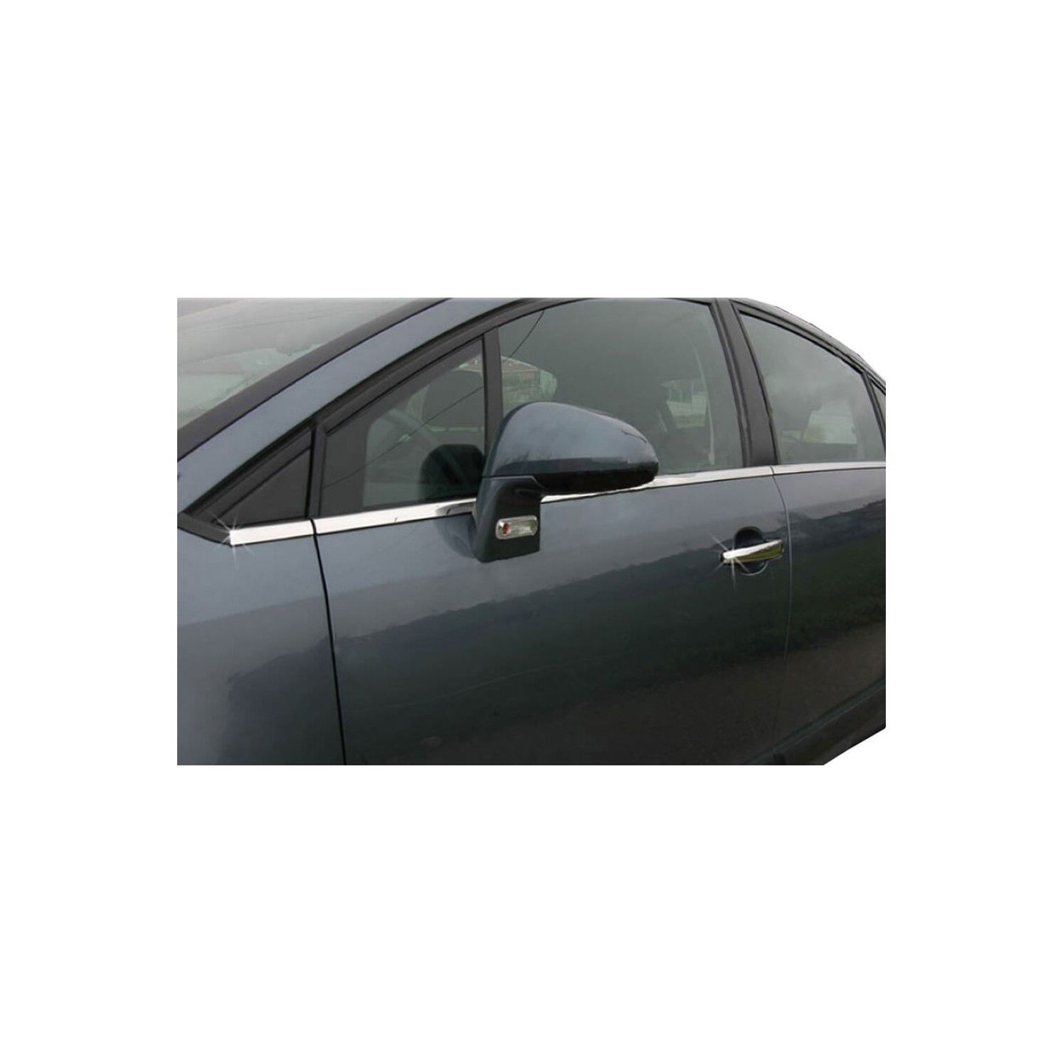 Citroen C4 Uyumlu Cam Çıtası 2004-2010 Hatchback Paslanmaz Çelik 