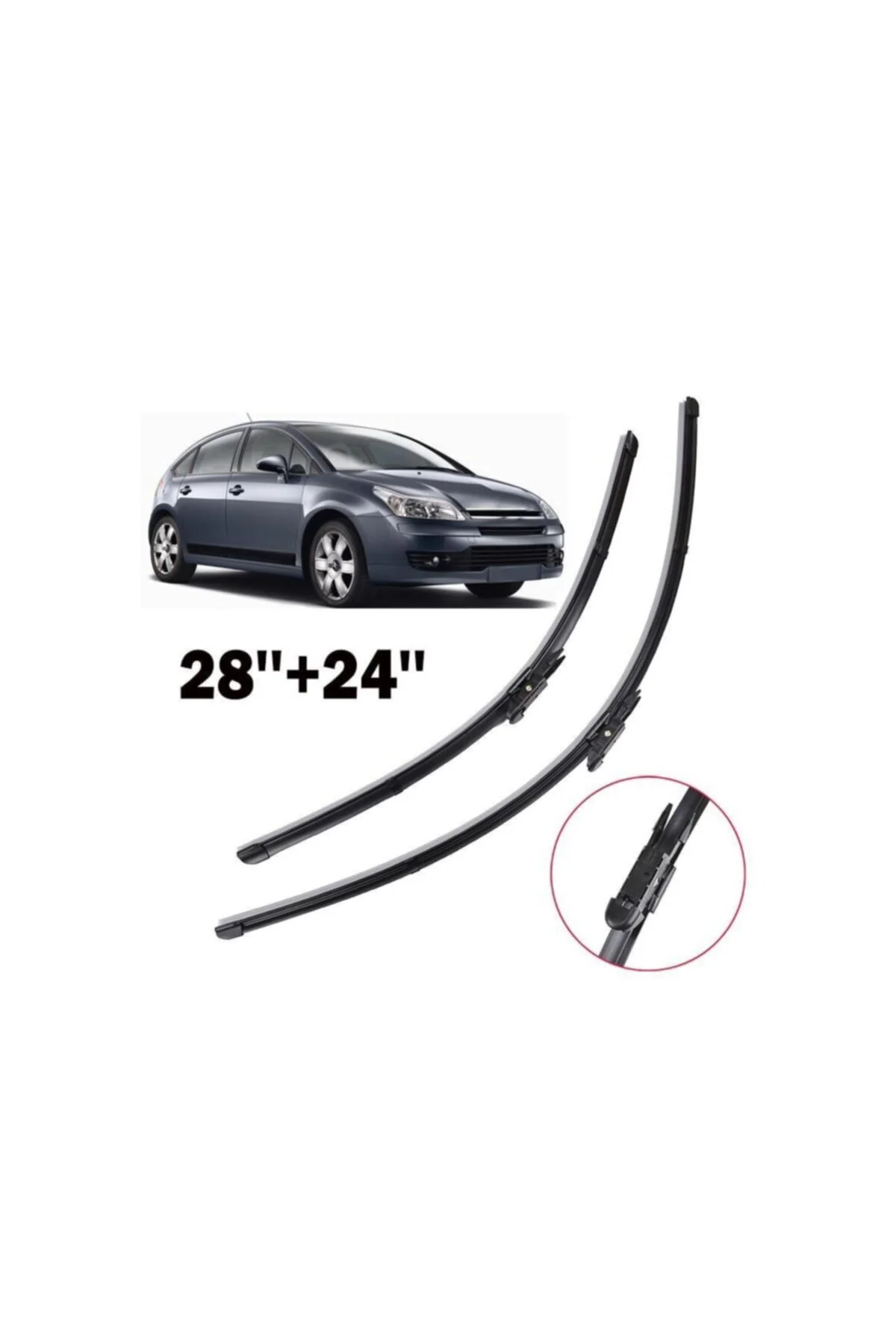 Citroen C4 Uyumlu Ön Cam Silecek Süpürgesi Takımı 2004-2010