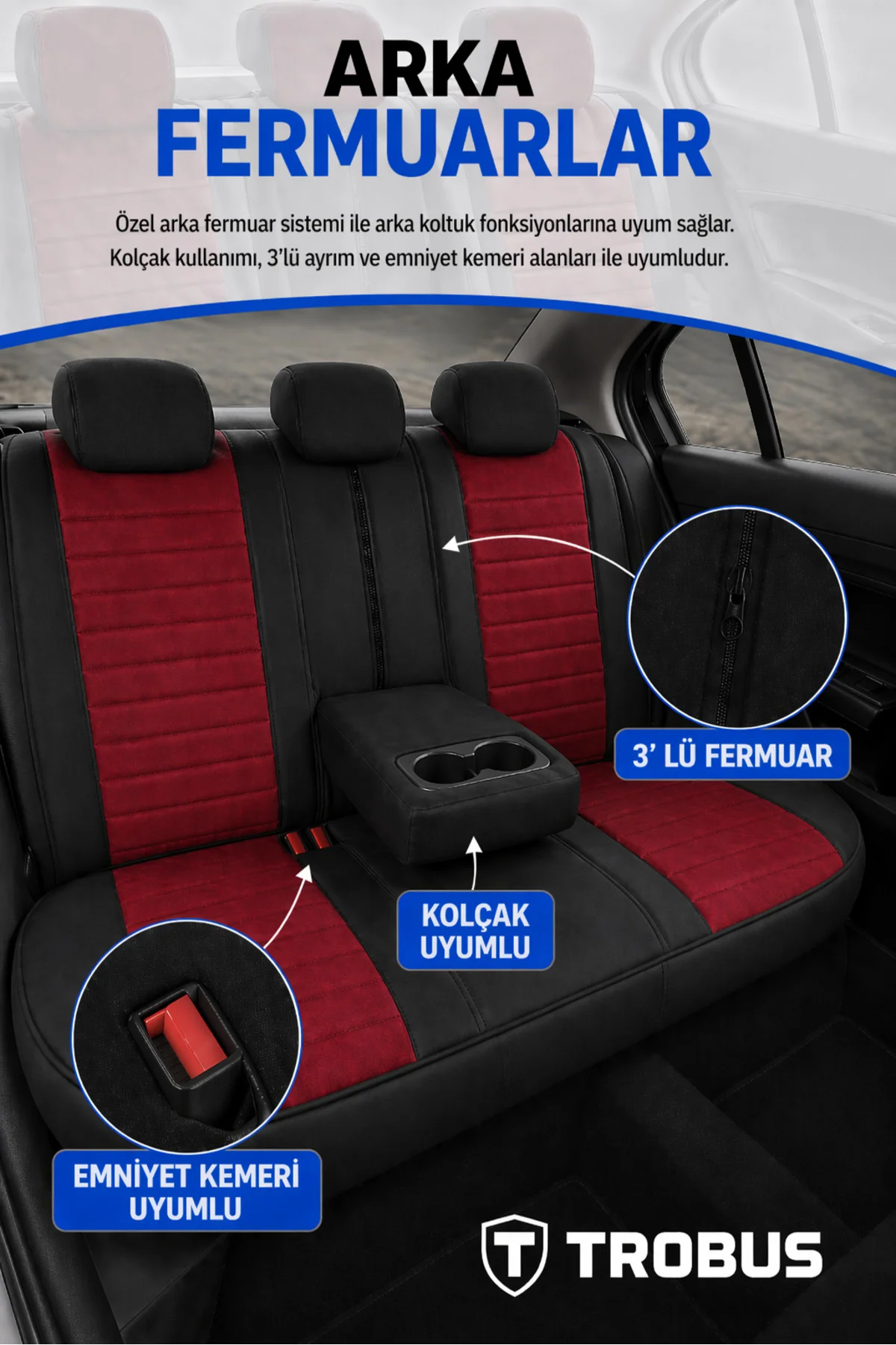 Citroen C4 X 2022 ve Sonrası Ortopedik Tay Tüyü Koltuk Kılıfı Prestige Line Siyah Beyaz