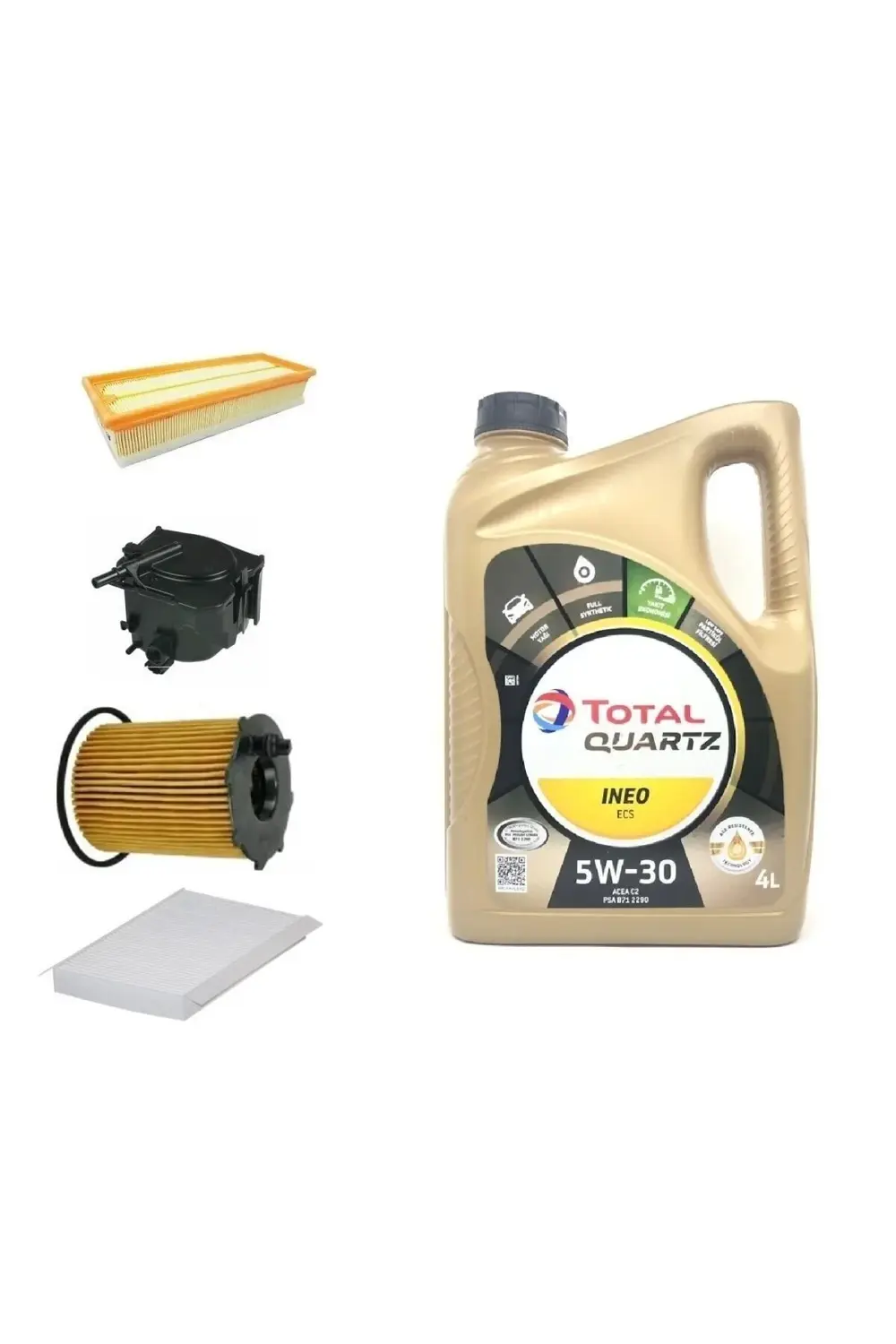 Citroen C5 1.6 Hdi Kw80 Yağ Bakım Seti 2004-2008+ Ecs 5w-30 Pdf 2
