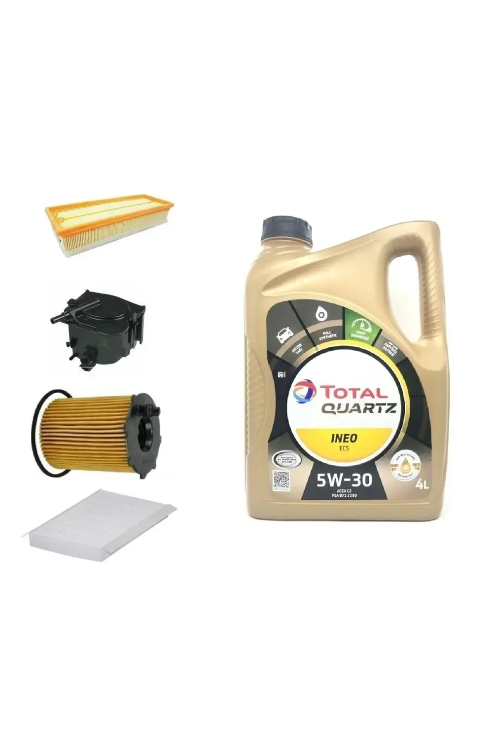 Citroen C5 1.6 Hdi Kw80 Yağ Bakım Seti 2004-2008+ Ecs 5w-30 Pdf 2