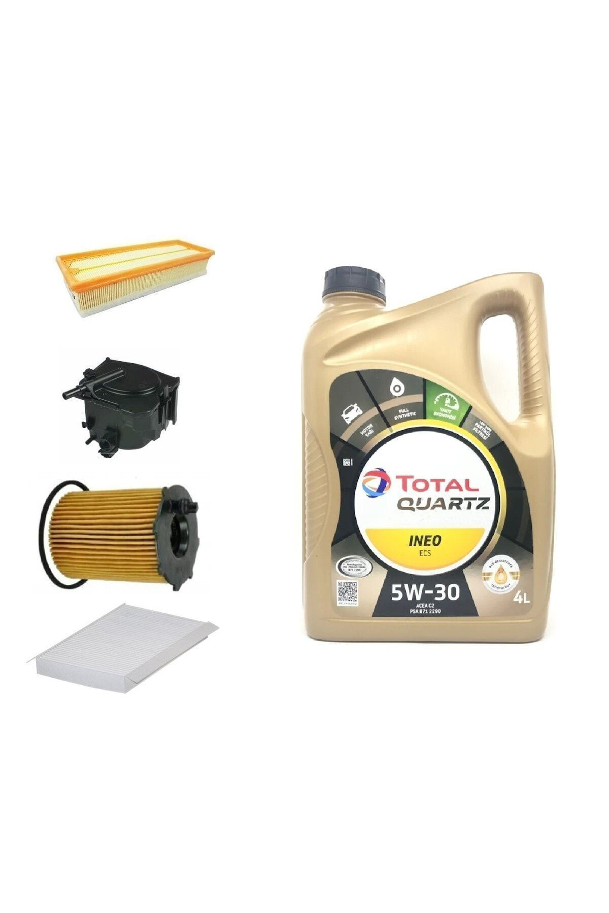 Total Citroen C5 1.6 Hdi Kw80 Yağ Bakım Seti 2004-2008+ Ecs 5W-30 Pdf 2