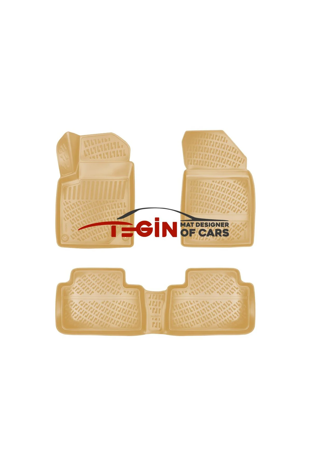Citroen C5 2001-2007 Otomatik Bej 3D Havuzlu Paspas