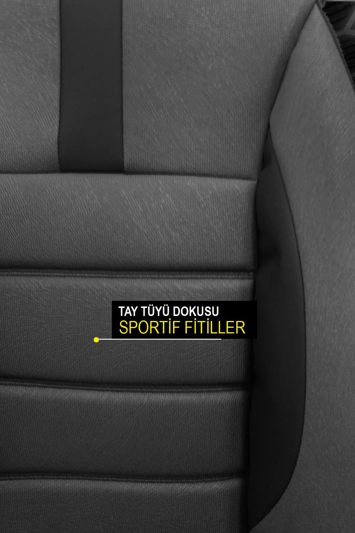 Nice Shop Citroen C5 2008-2017Uyumlu Oto Koltuk Kilifi Mirage Serisi - Füme