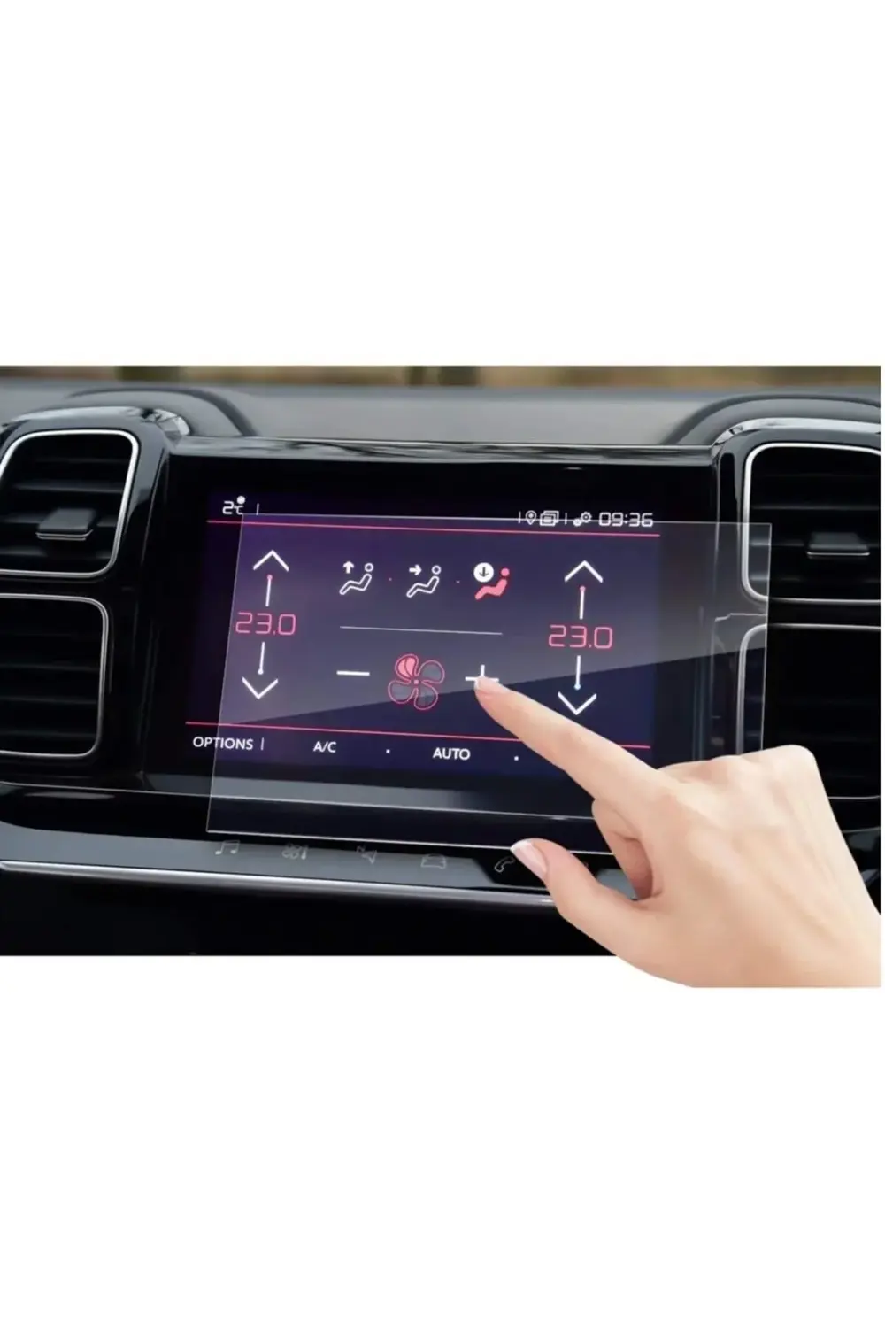 Citroen C5 Aircross Multimedya Ekran Koruyucu Film Navigasyon Ekr