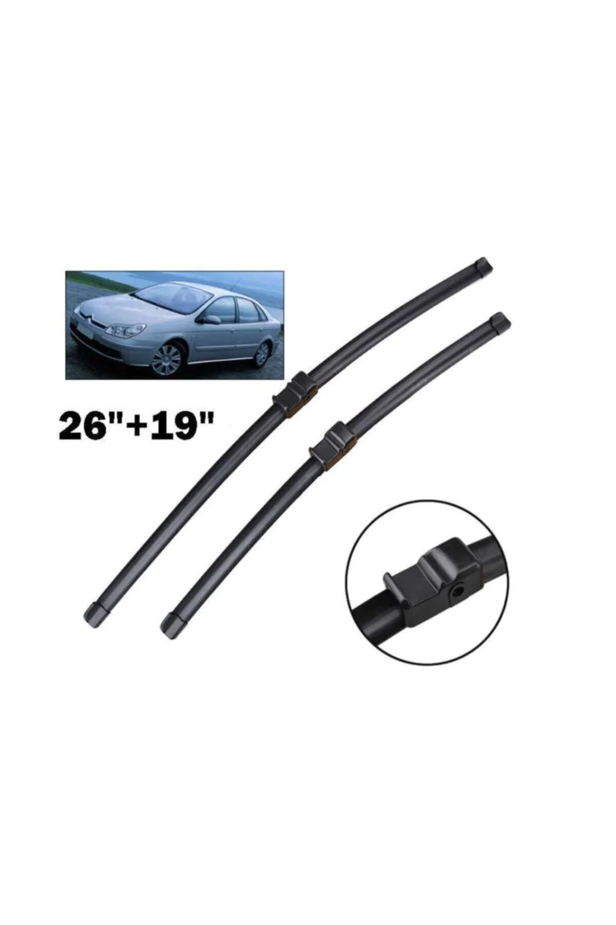 Citroen C5 Araca Özel Ön Cam Silecek Süpürgesi Takımı 2004--2007