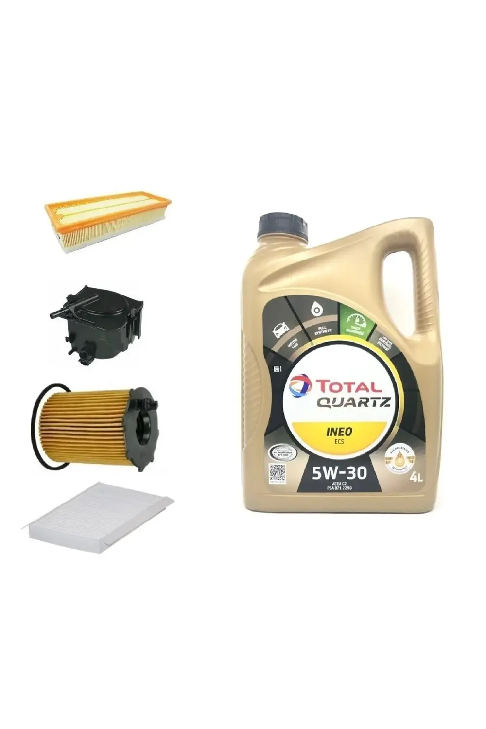 Citroen C5 II Break 2.0 Hdi Kw100 bakım seti 2004-2008 + 5w-30 Pd