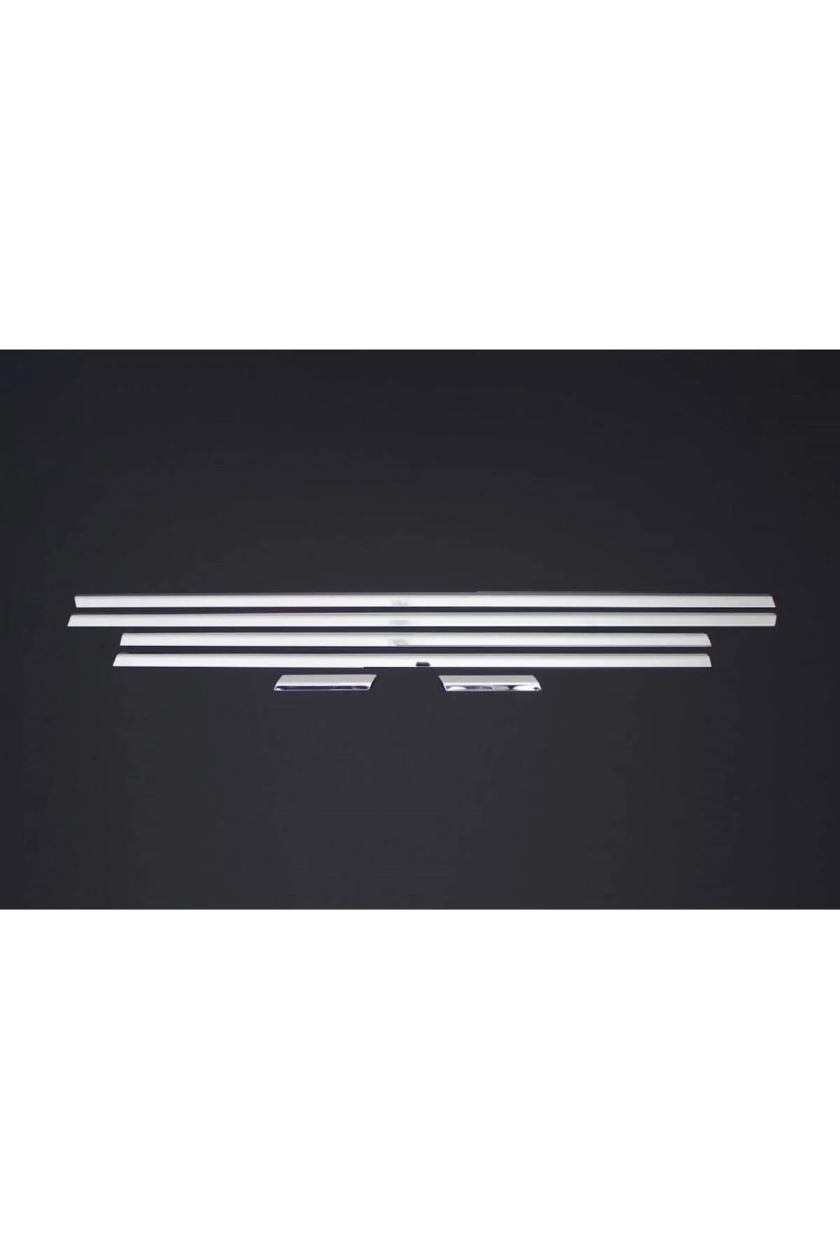 Citroen C5 Sedan Krom Cam Çıtası (6 Parça - Paslanmaz Çelik) - 2008 ve Sonrası Modeller
